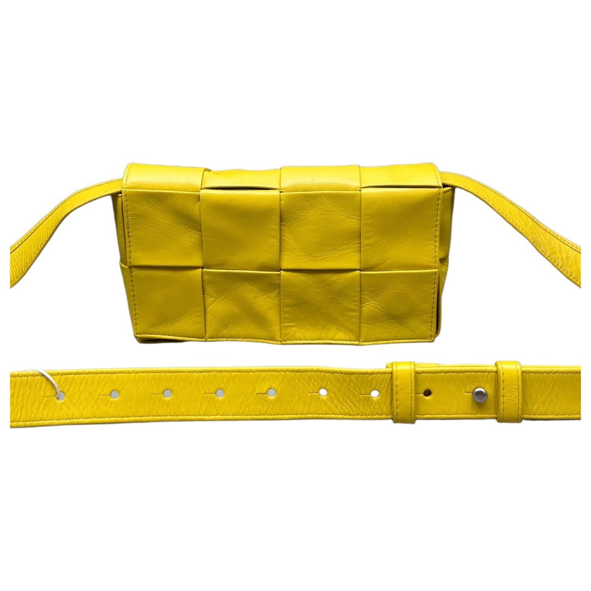 Cassette leather crossbody bag