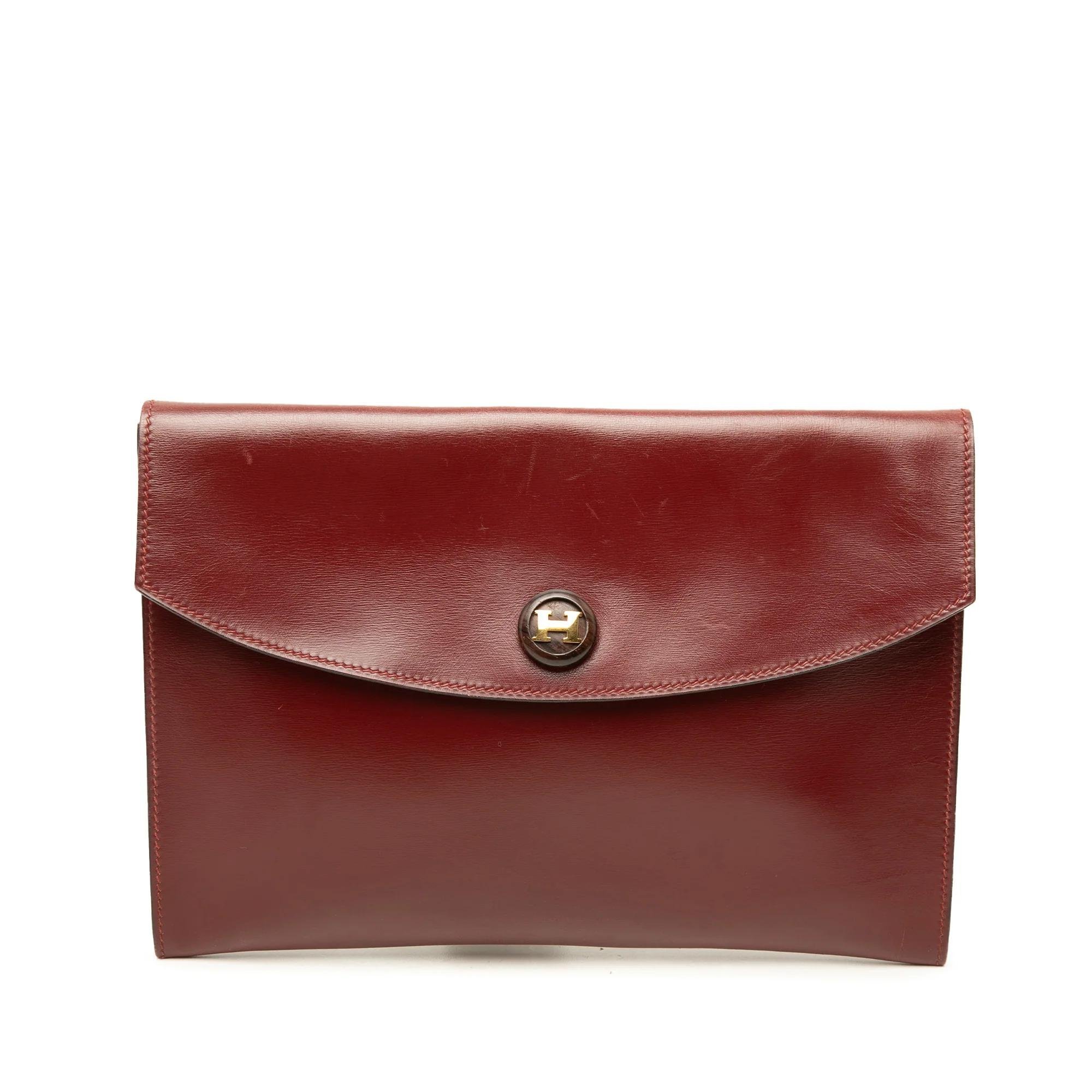 Rio leather clutch bag