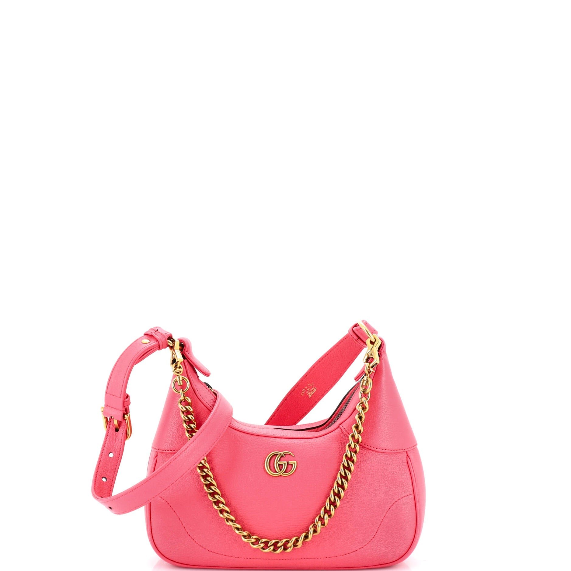Gucci Aphrodite Zip Shoulder Bag Leather Small