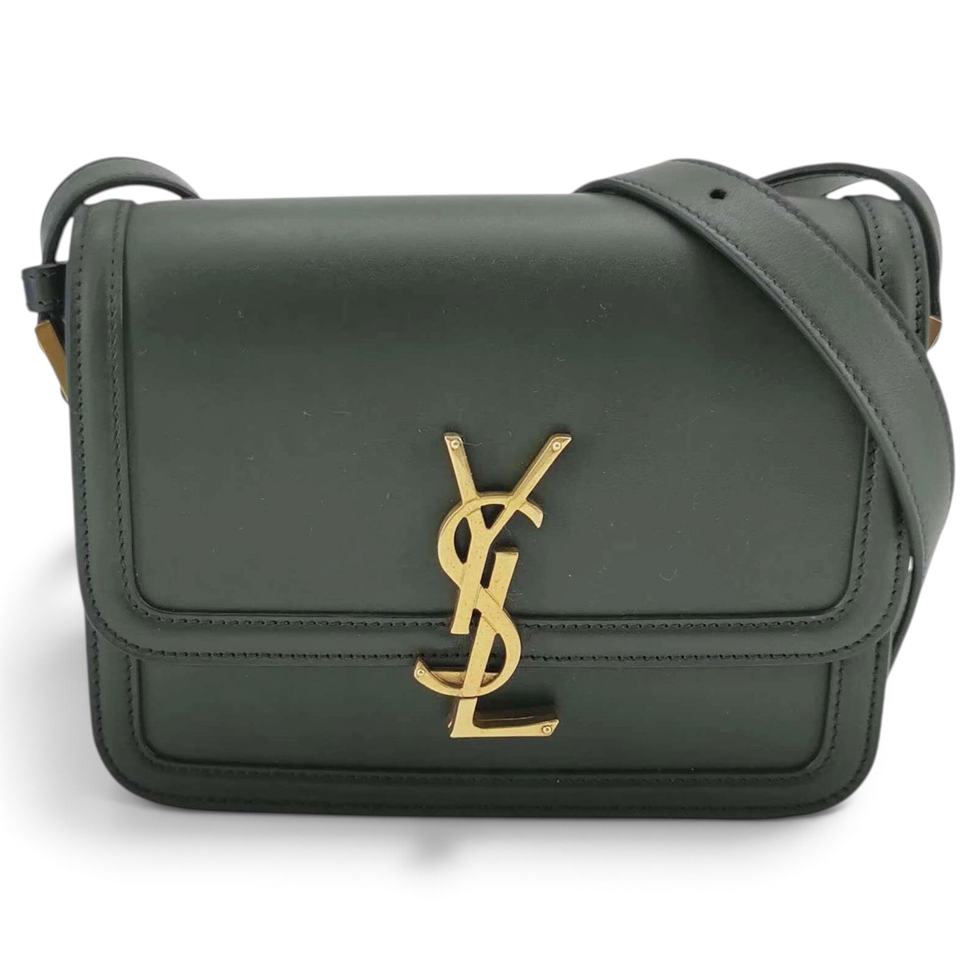 Solférino leather handbag