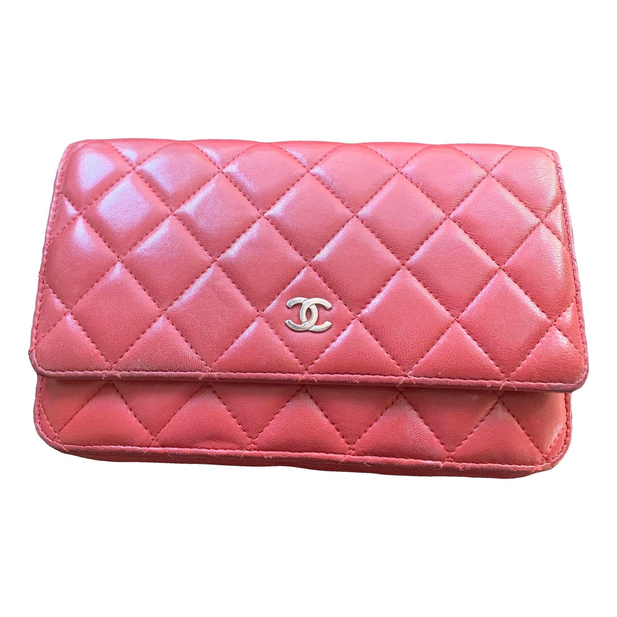 Wallet On Chain Timeless/Classique leather handbag