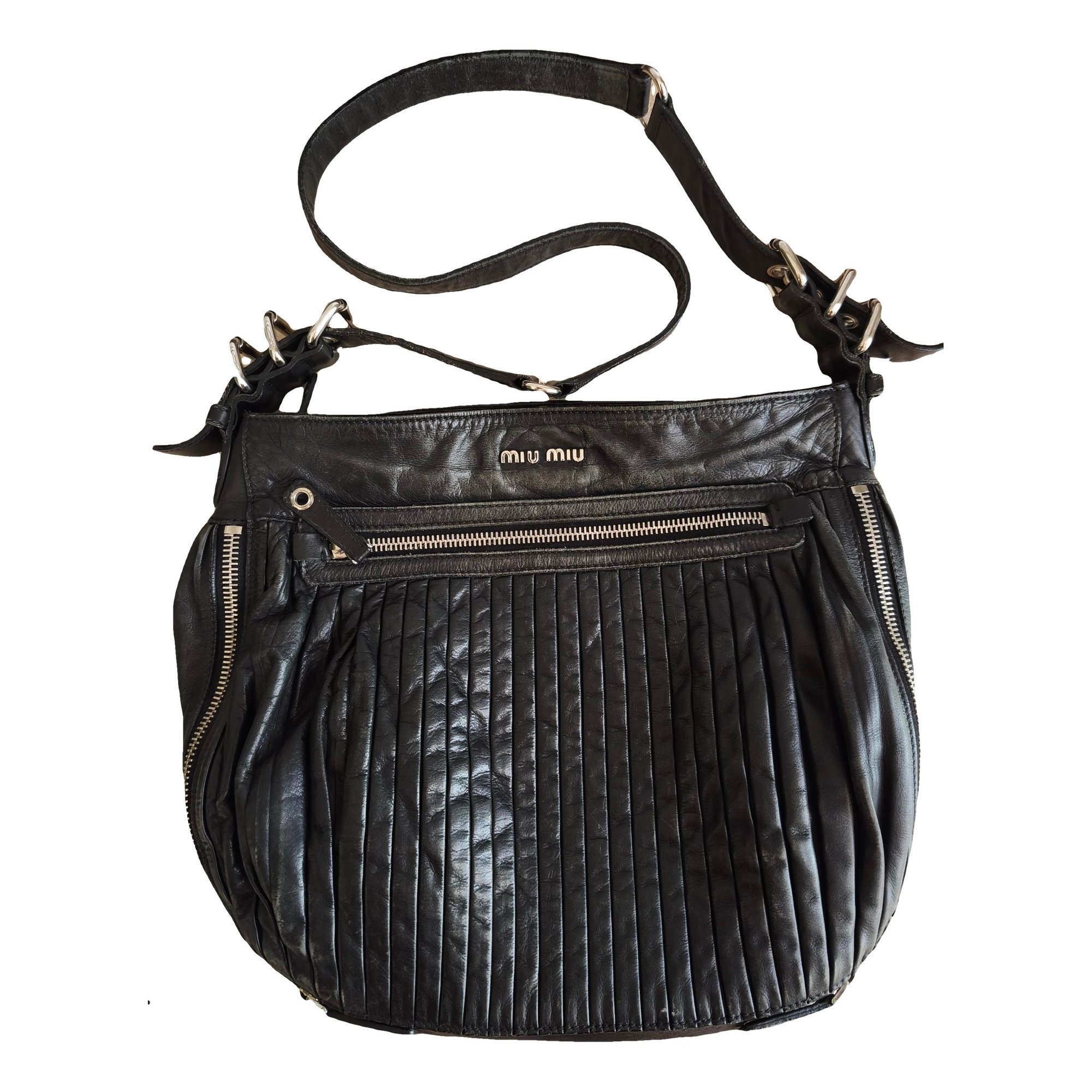 Matelassé leather crossbody bag