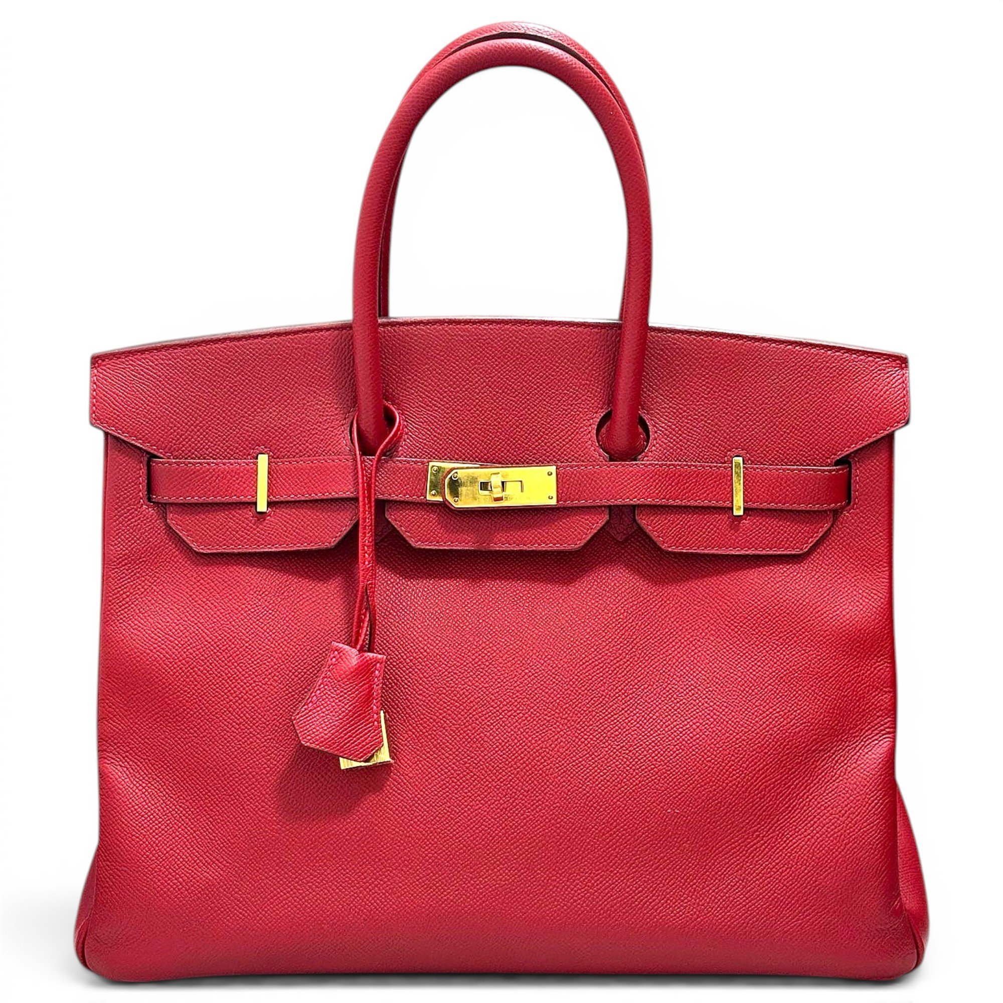 Birkin 35 leather handbag