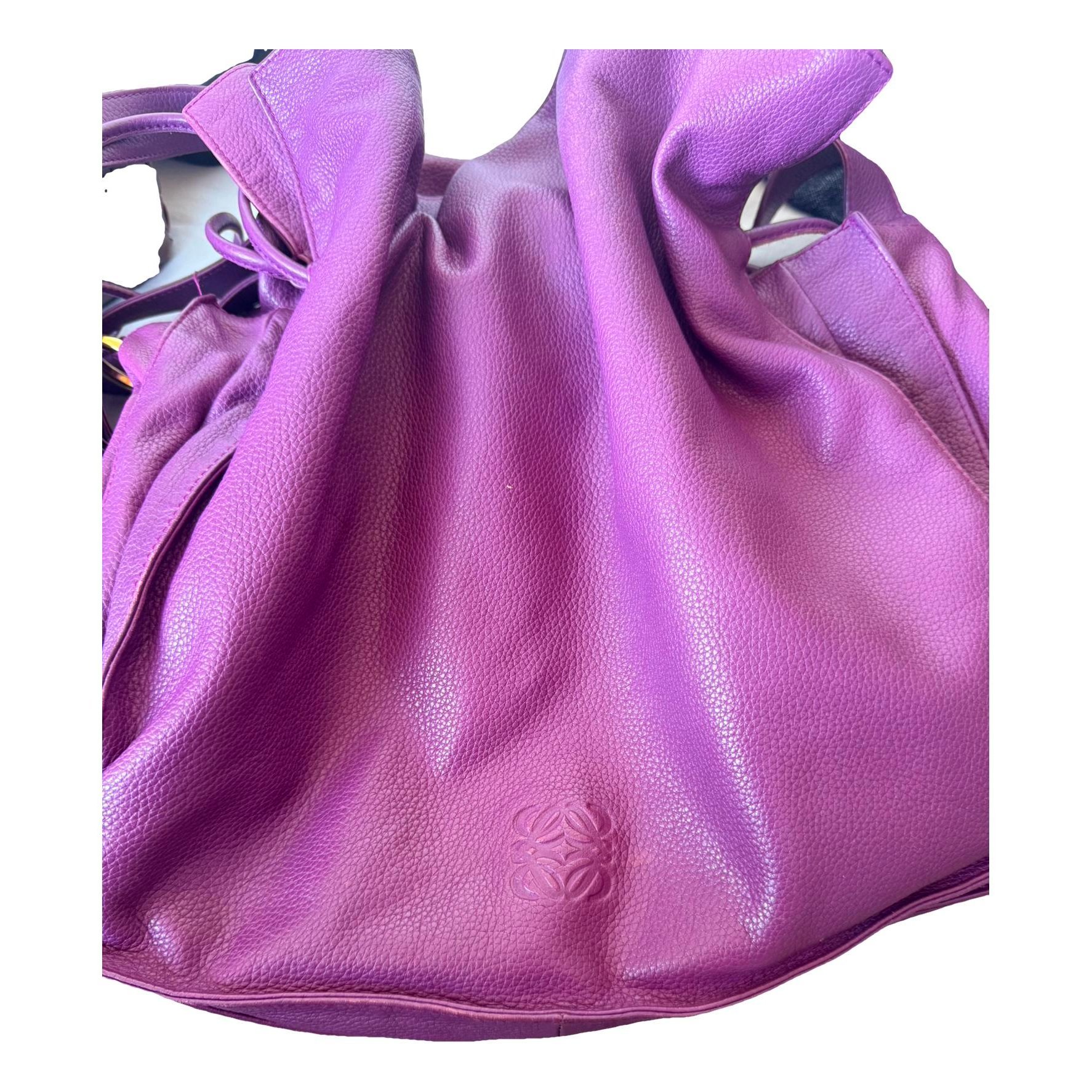 Hammock leather clutch bag