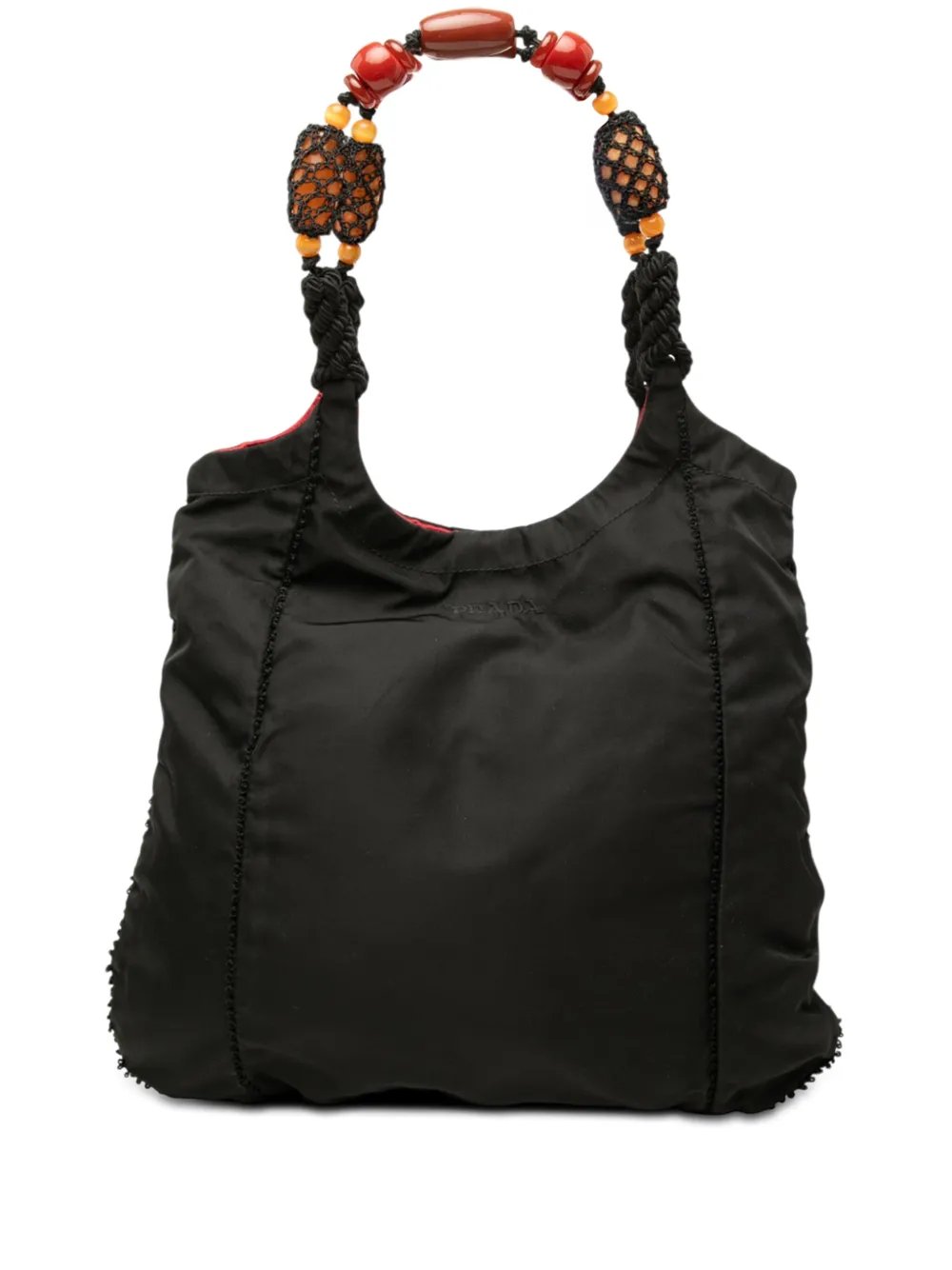 2010-2026 Tessuto Beaded Handle hobo bag