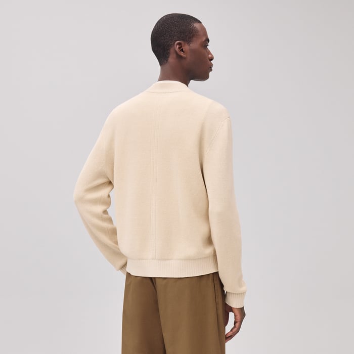 Écru "Lin Et l'Autre" Buttoned Cardigan