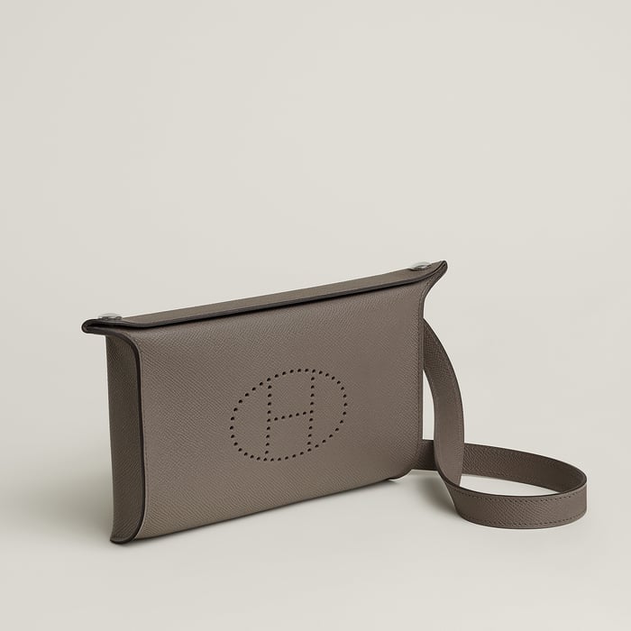 Gris Étain Hermès Videpoches Bag