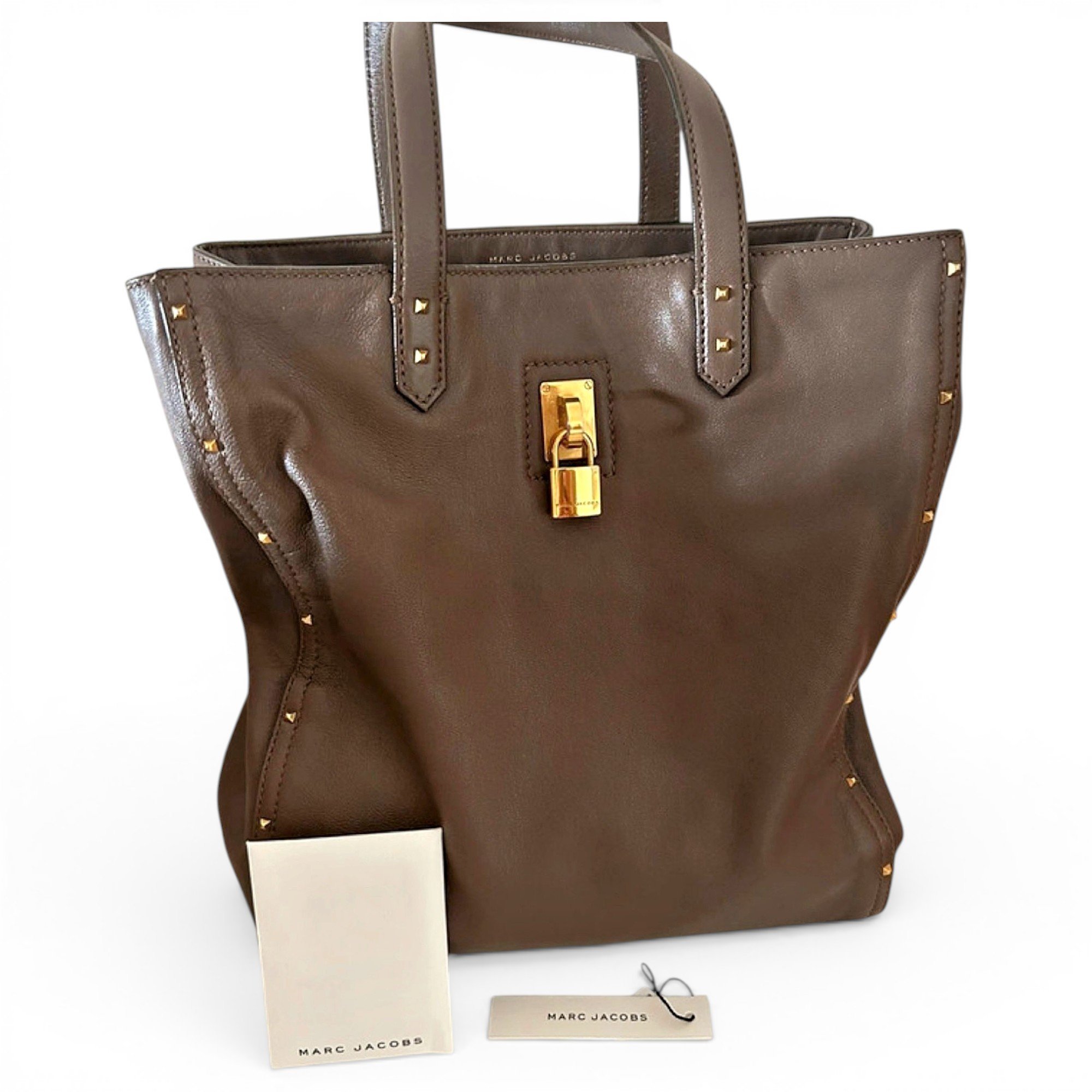 Leather tote