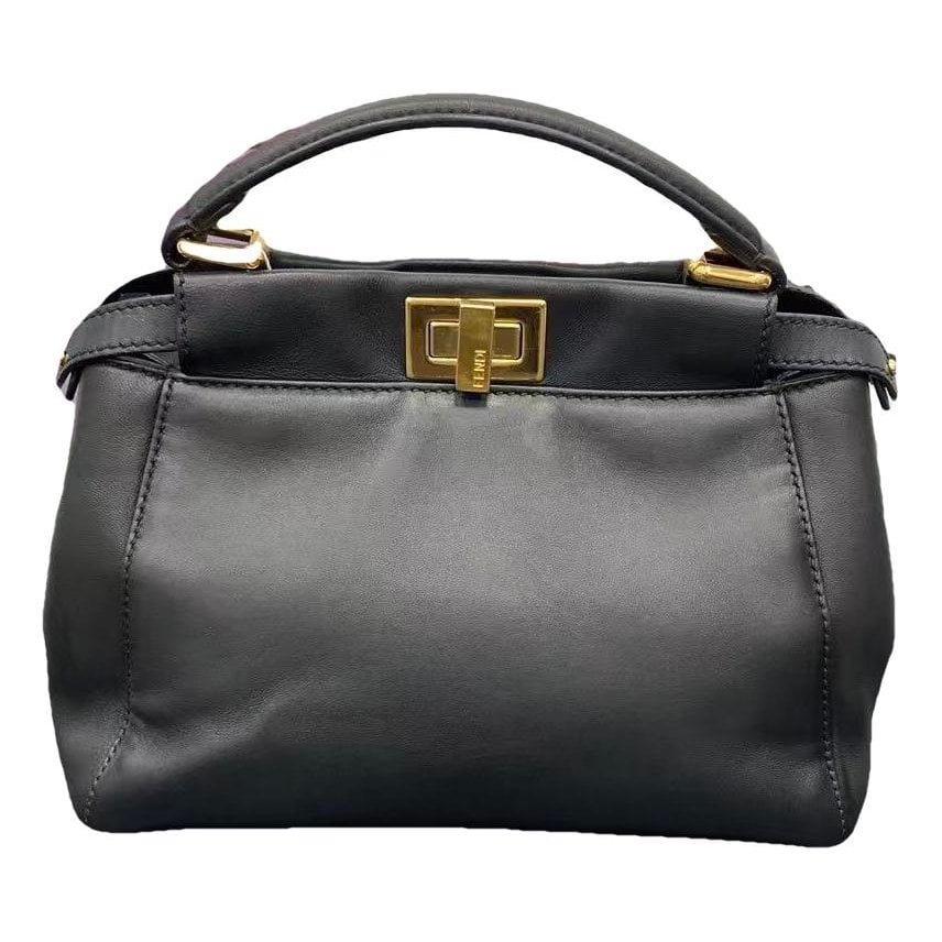 Peekaboo leather handbag