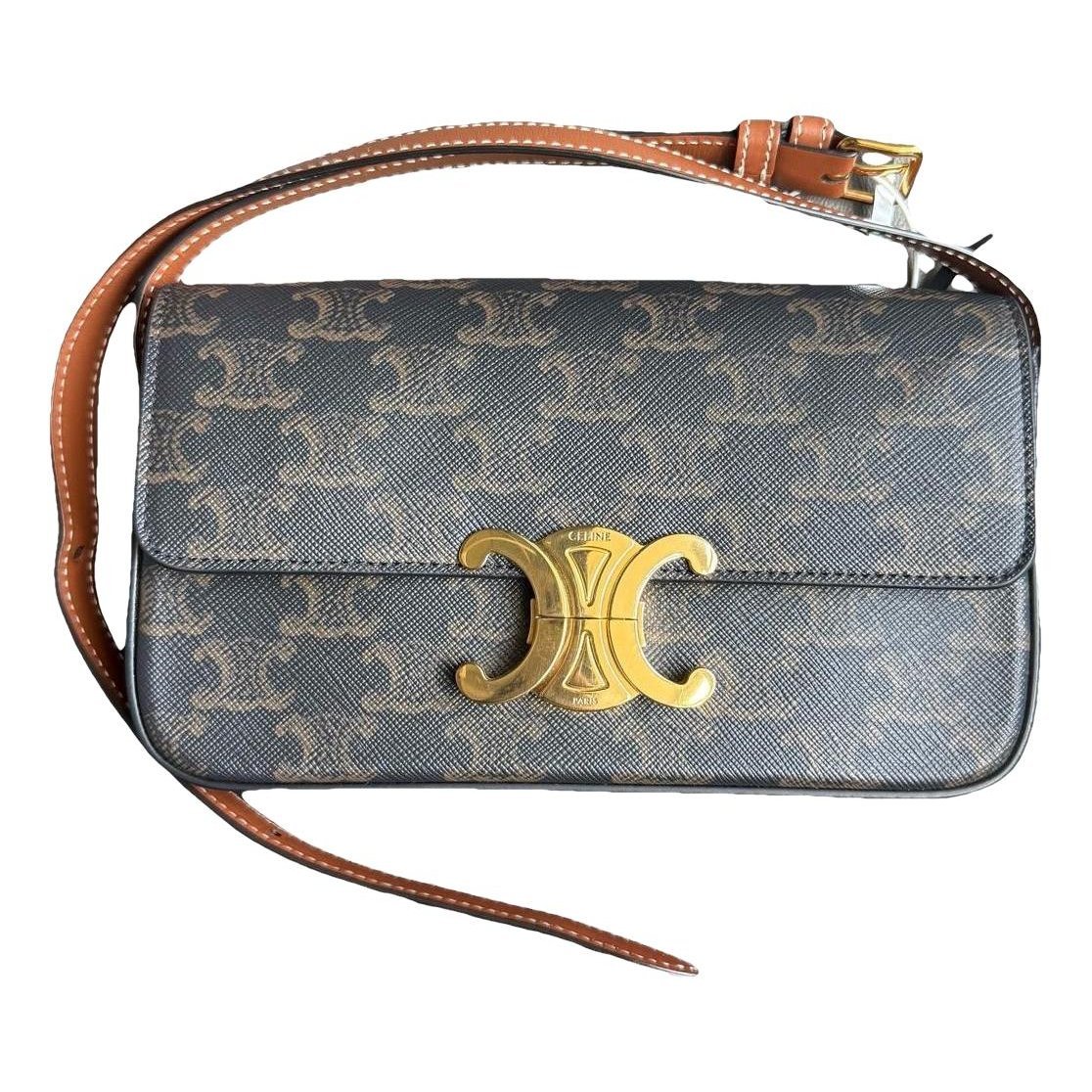 Triomphe Long leather handbag