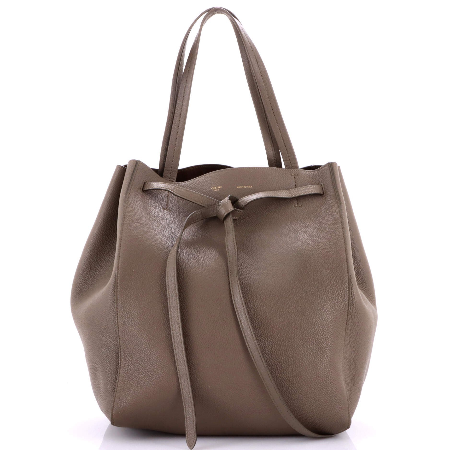 Leather tote