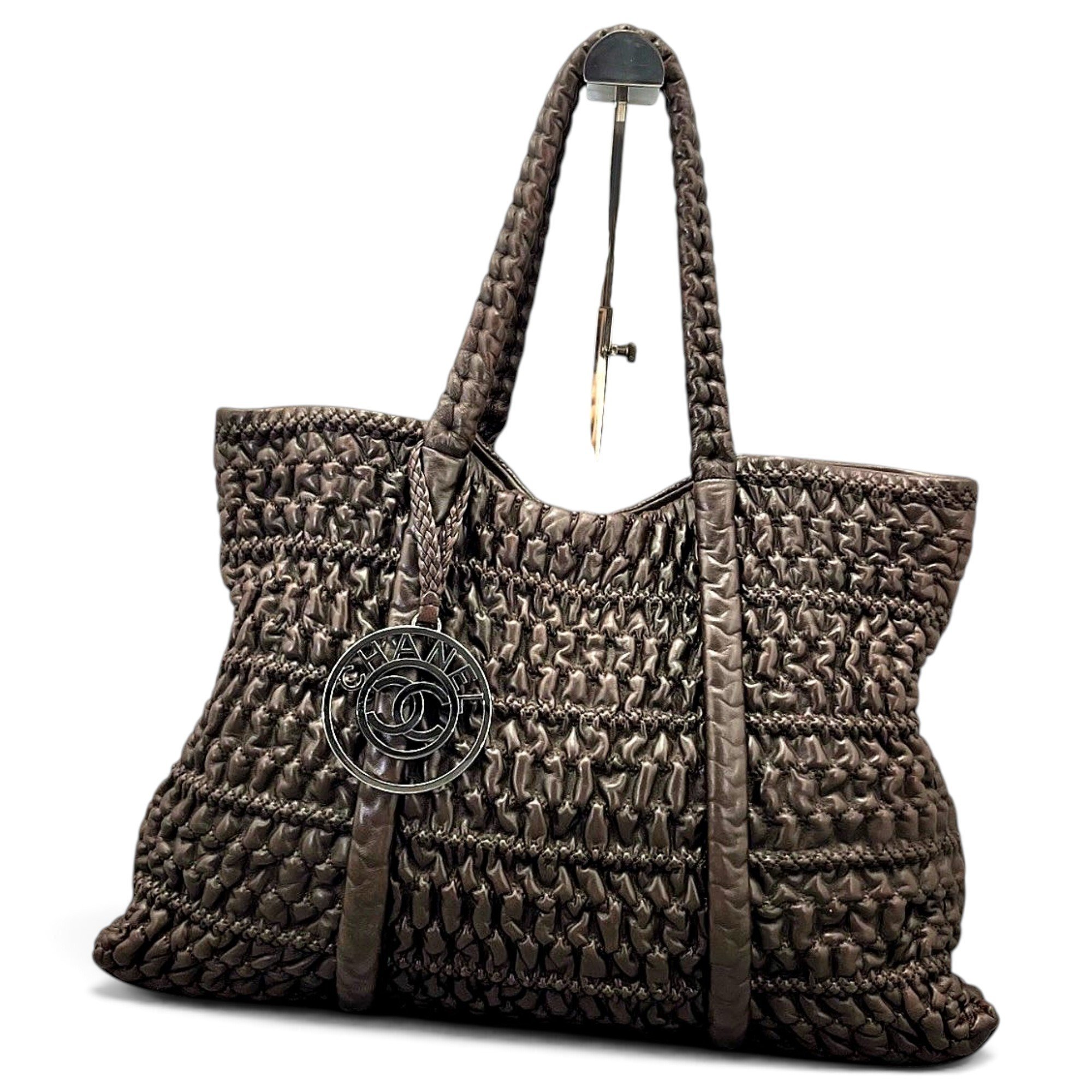 Leather tote