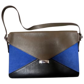 Celine Diamond Clutch Leather Handbag