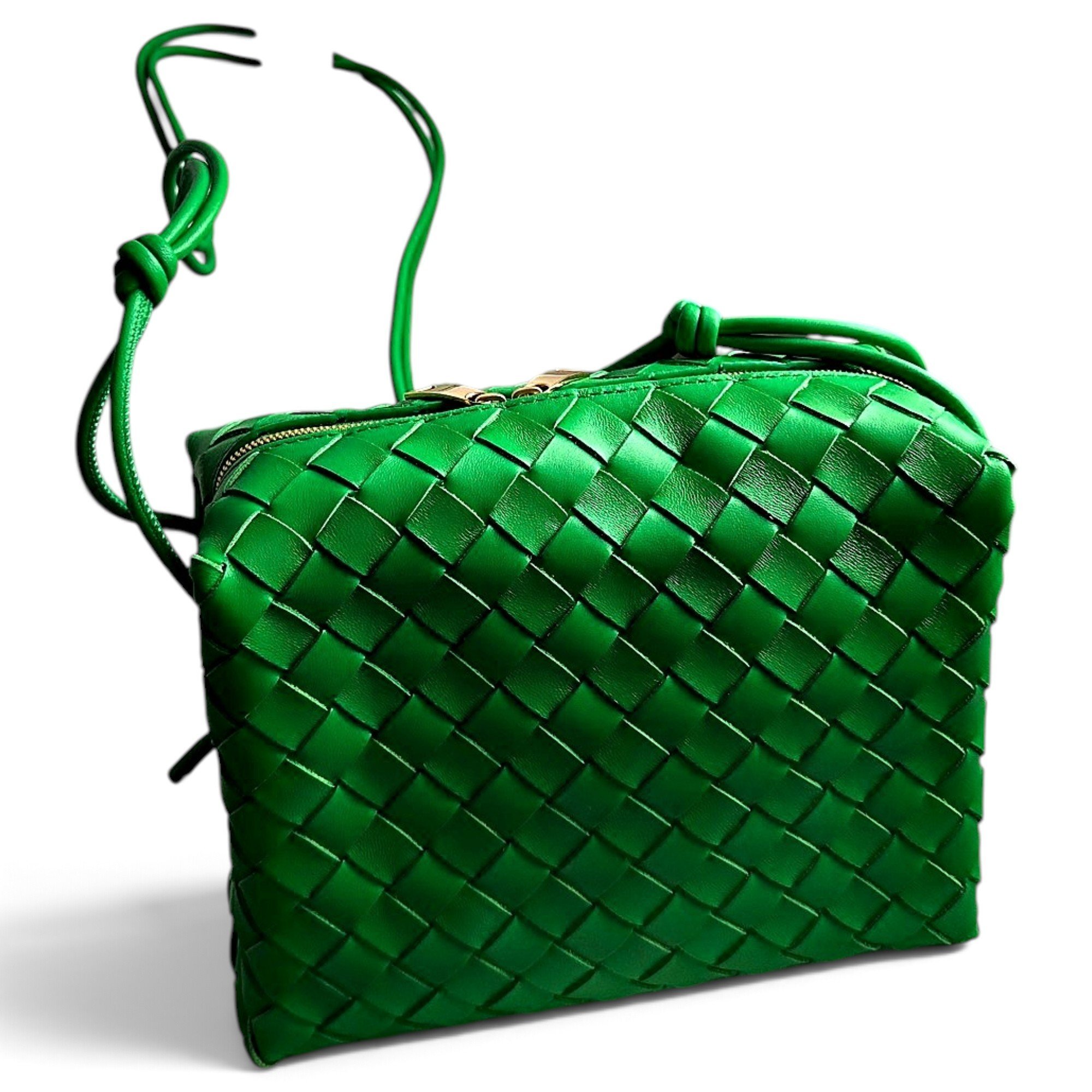 Loop leather crossbody bag