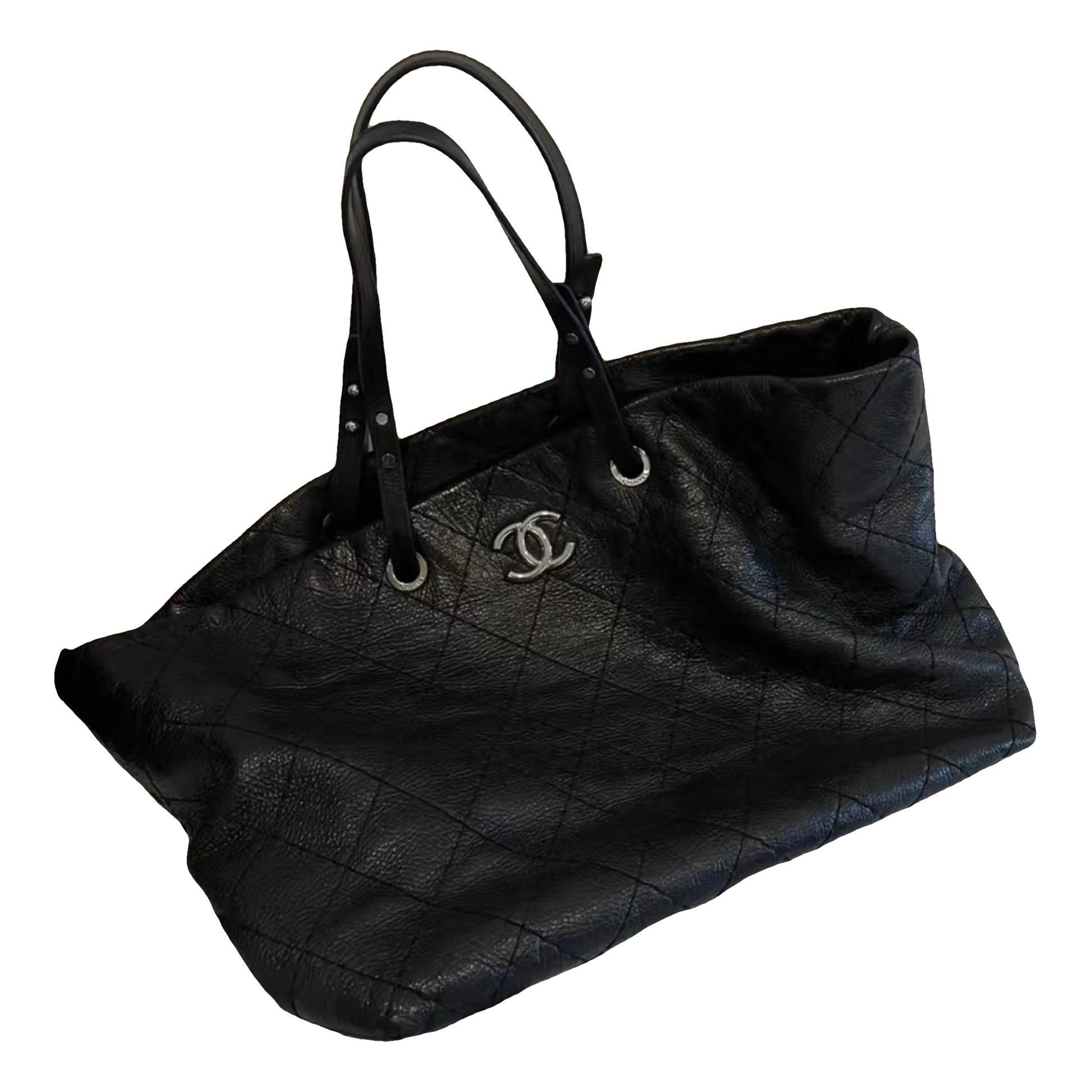 Classic CC Shopping leather tote