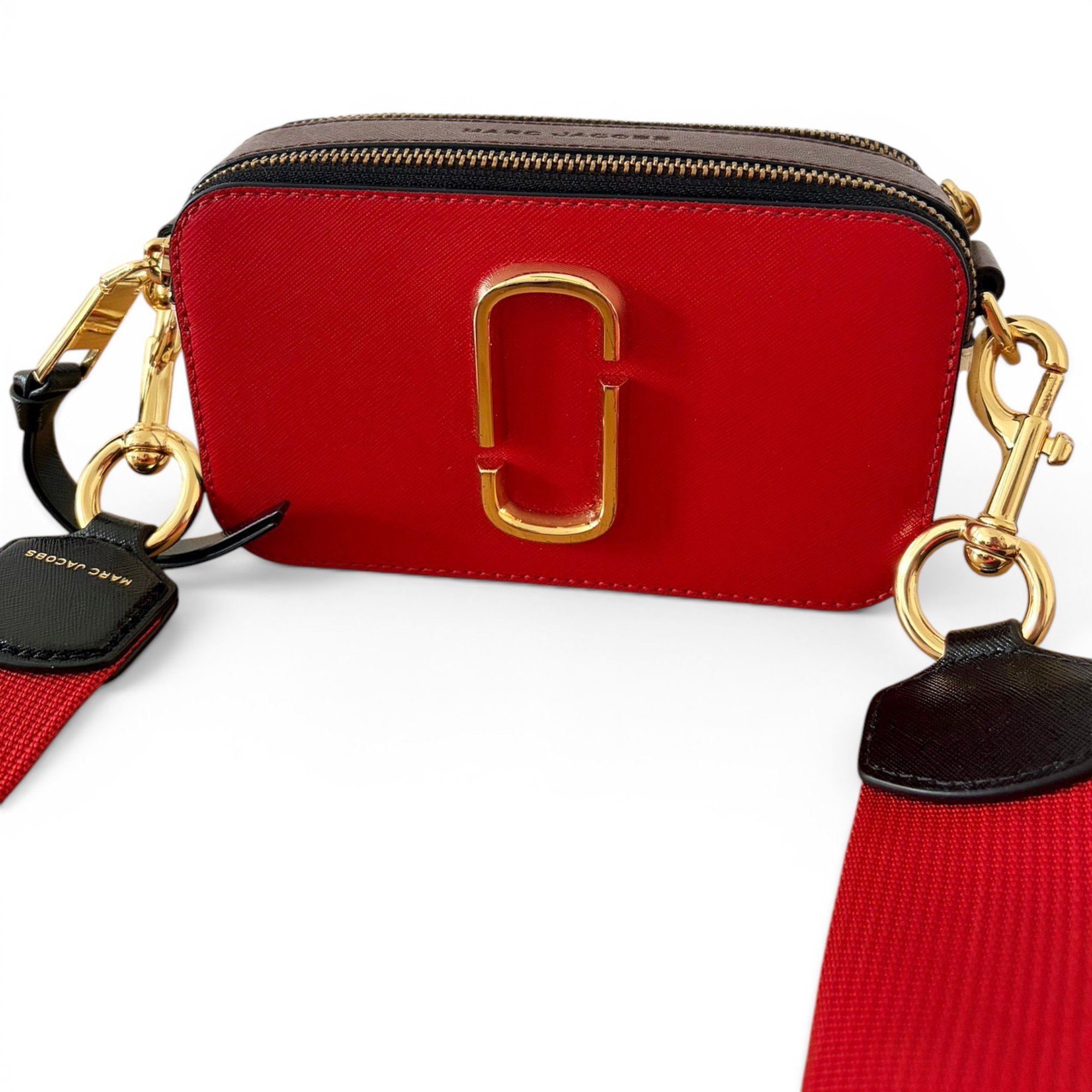 Snapshot leather crossbody bag