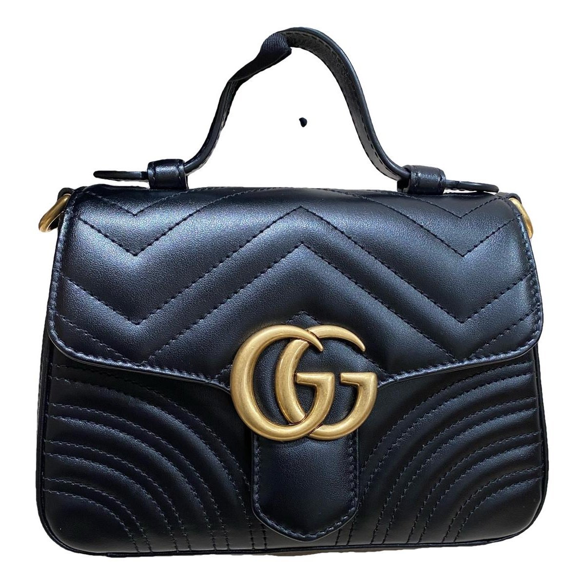 GG Marmont Flap leather handbag