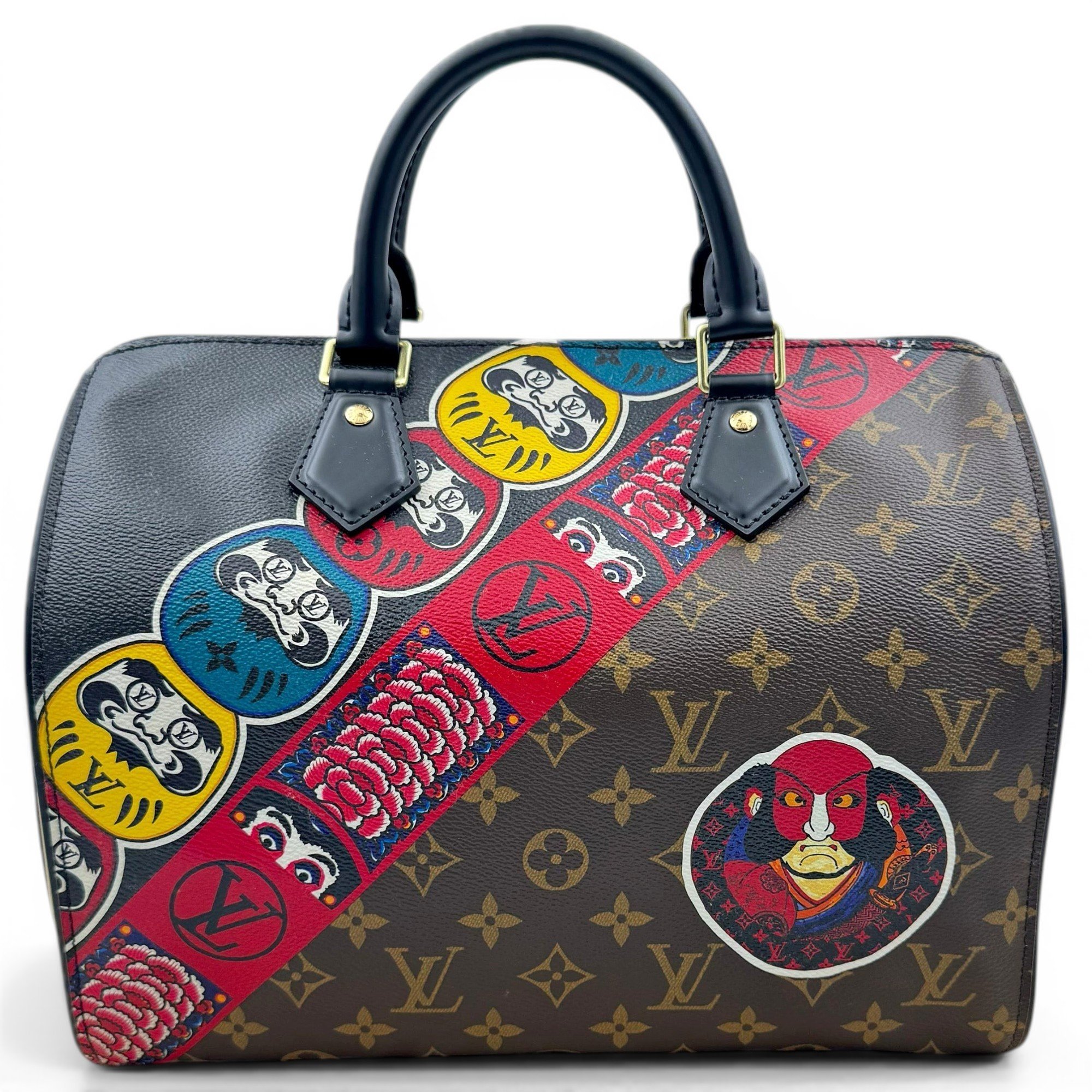 Speedy leather handbag