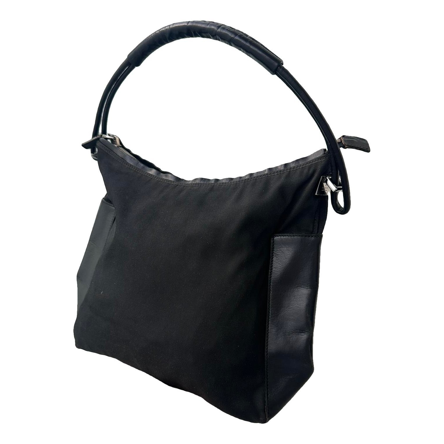Hobo leather handbag