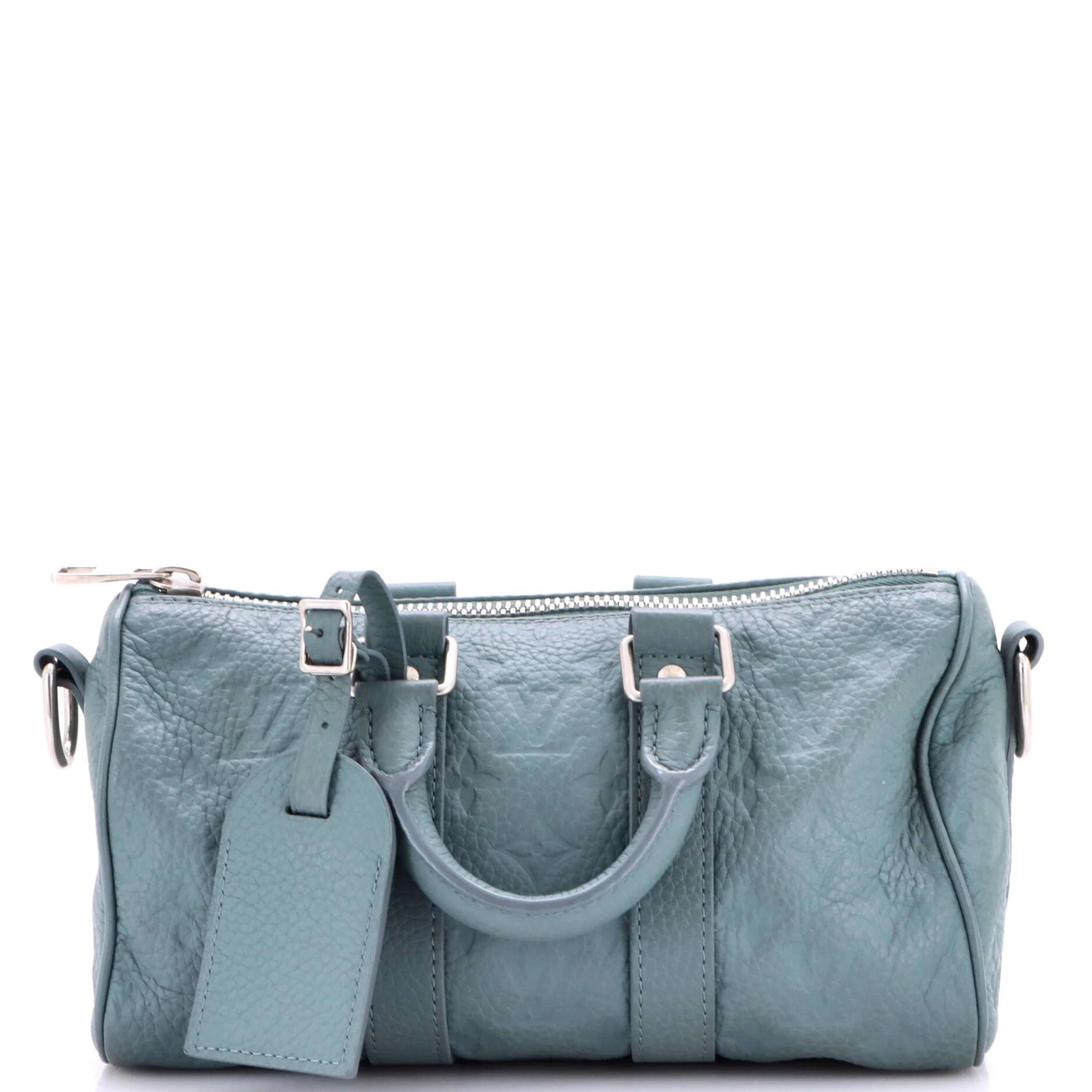 Leather bowling bag
