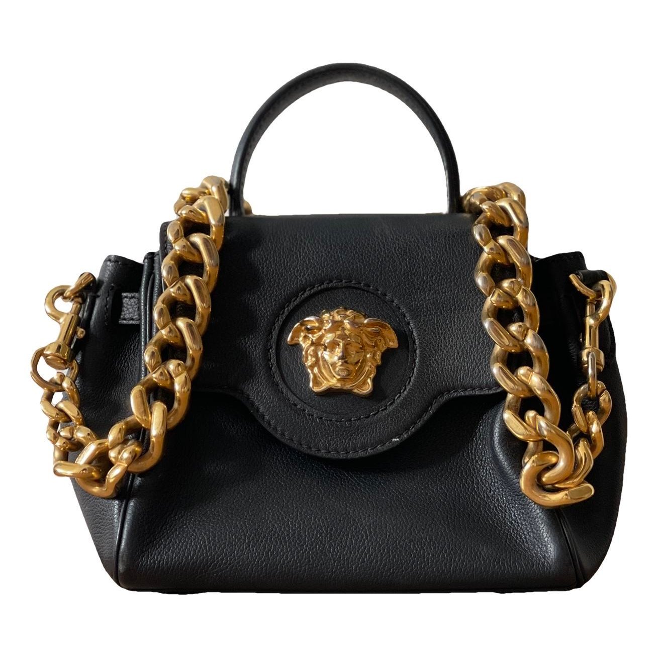 La Medusa leather handbag