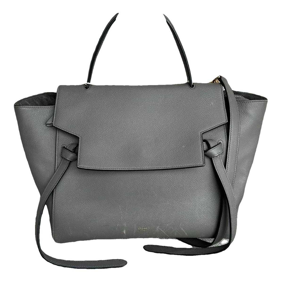Belt leather handbag
