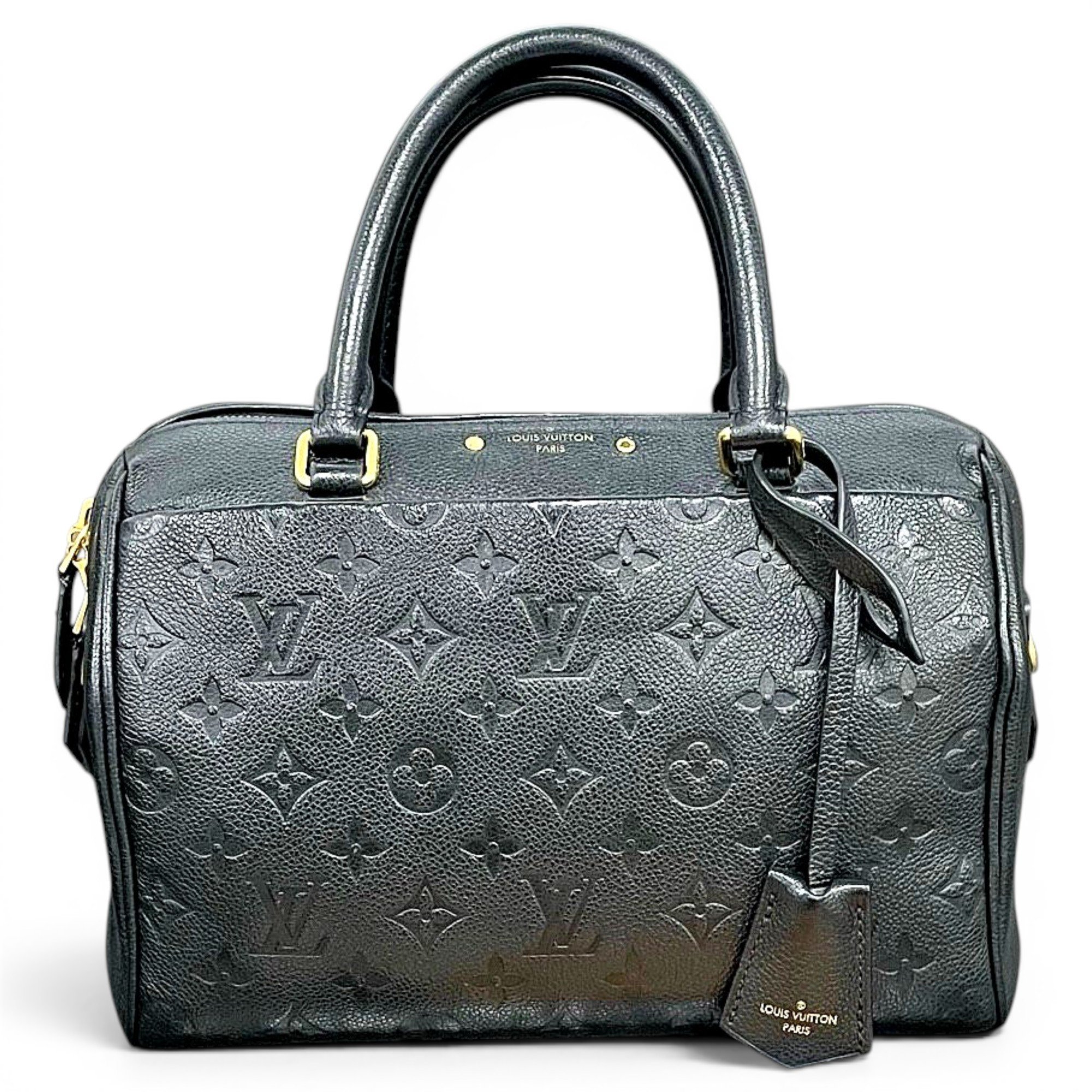 Speedy leather handbag