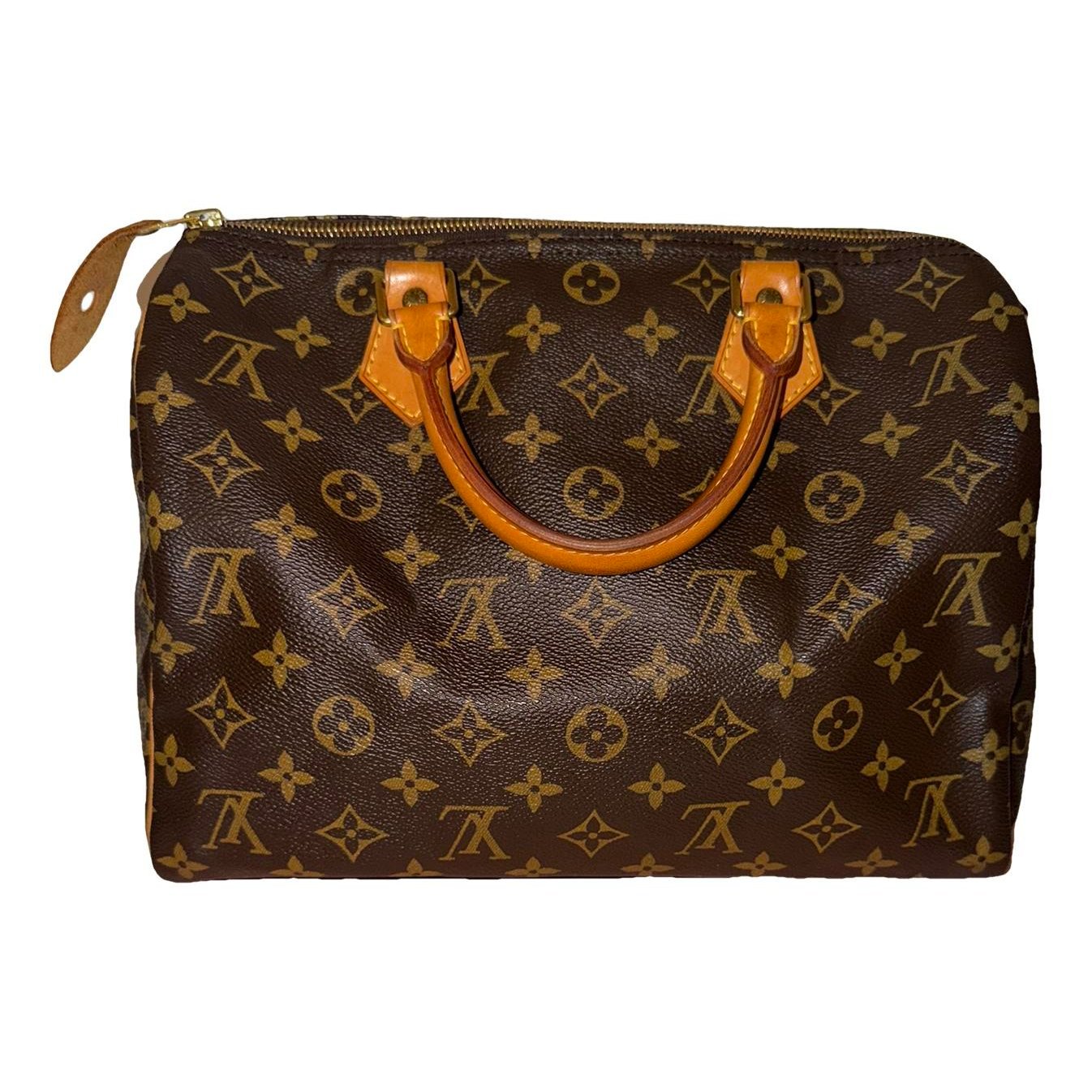 Speedy leather handbag