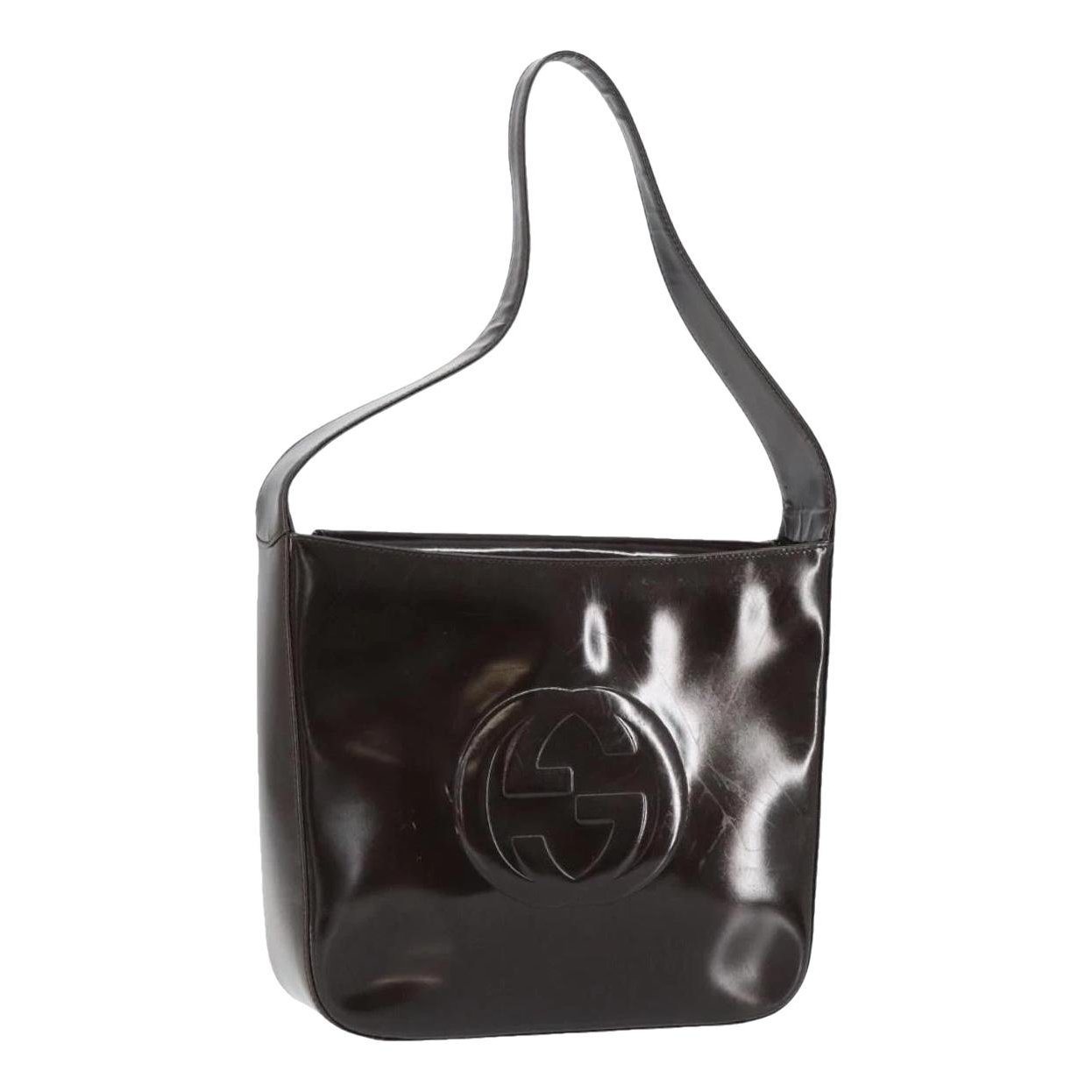 Patent leather handbag