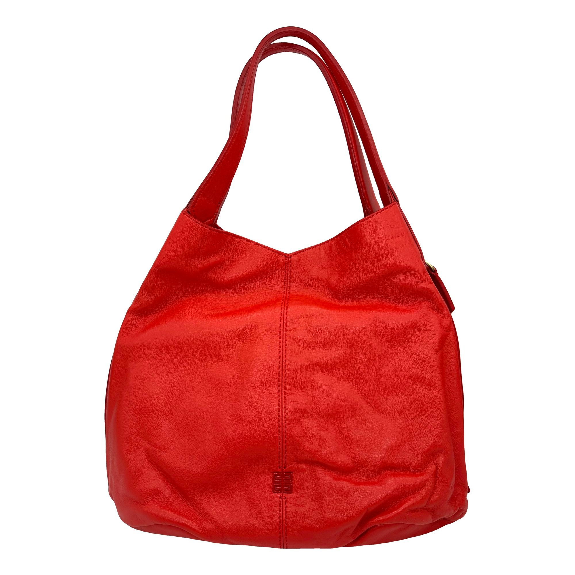 Leather tote