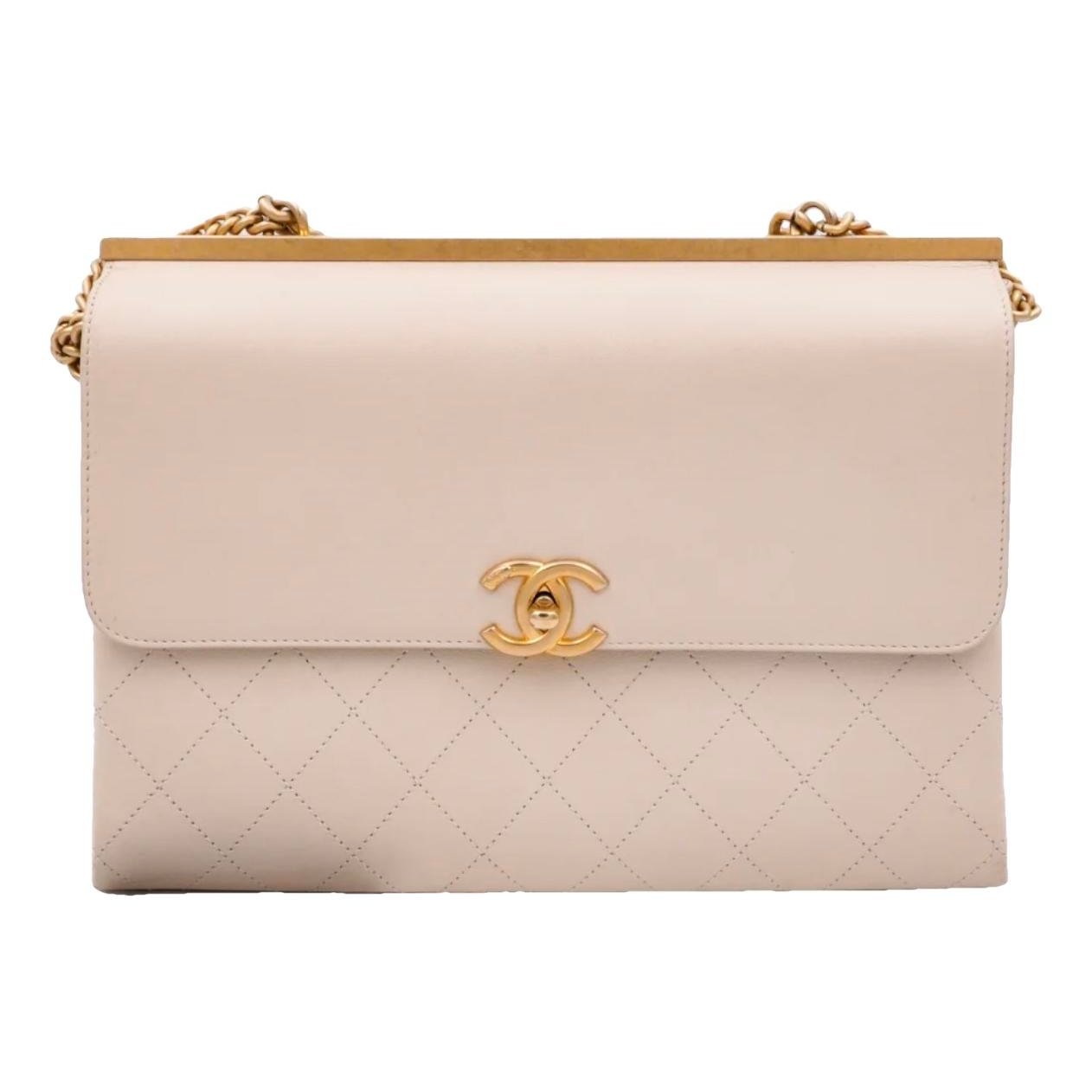 Coco Luxe leather handbag