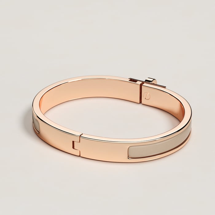 Marron Glacé Mini Clic Kelly Bracelet