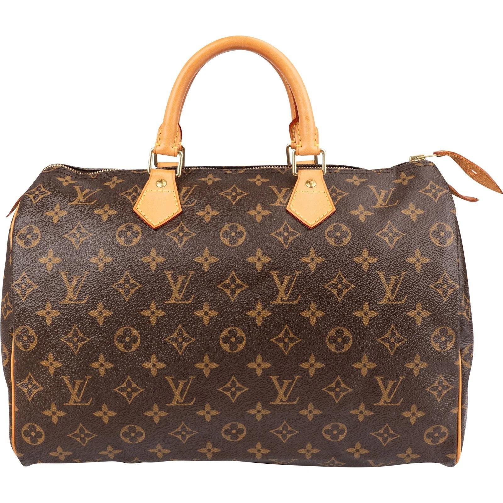 Speedy leather handbag