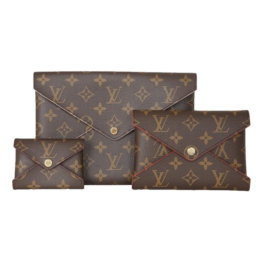 Kirigami leather clutch bag