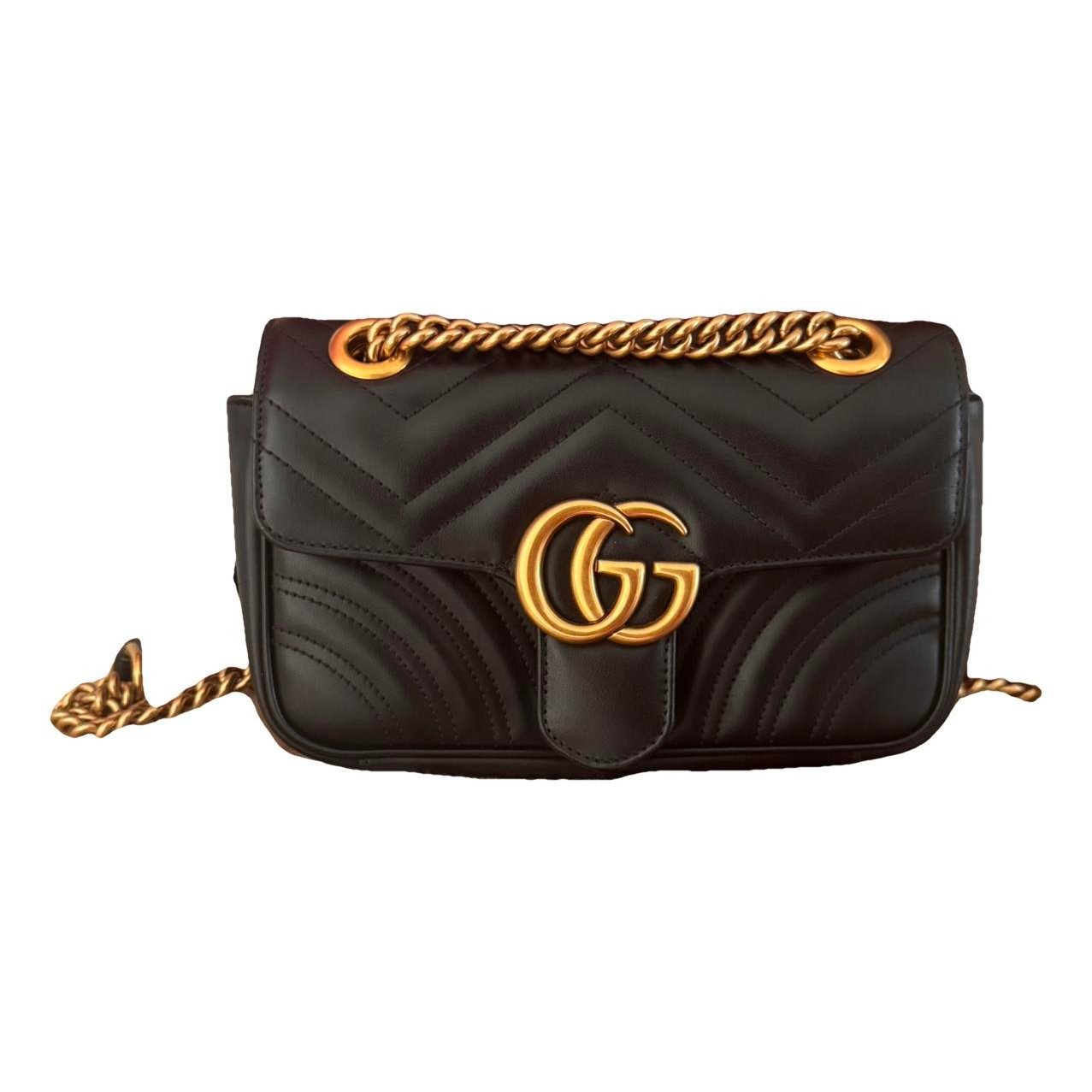 GG Marmont Flap leather crossbody bag