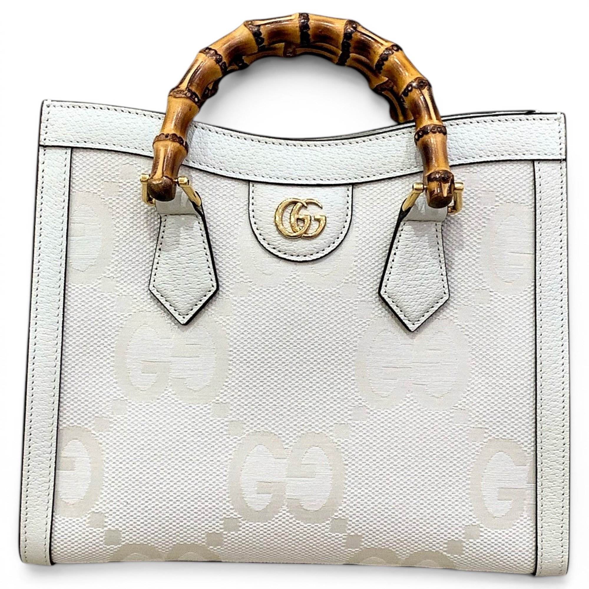 Diana Bamboo leather handbag