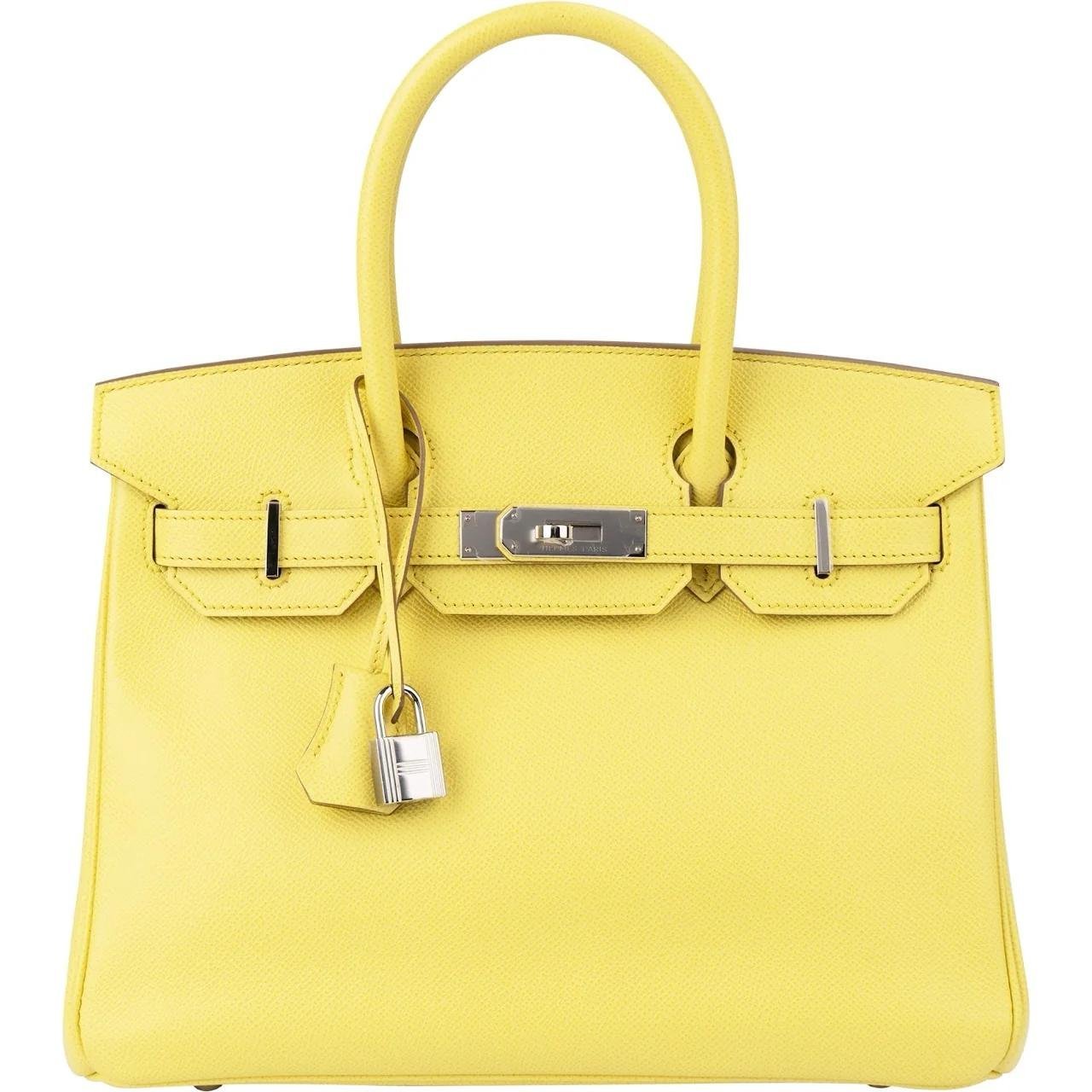 Birkin 30 leather handbag