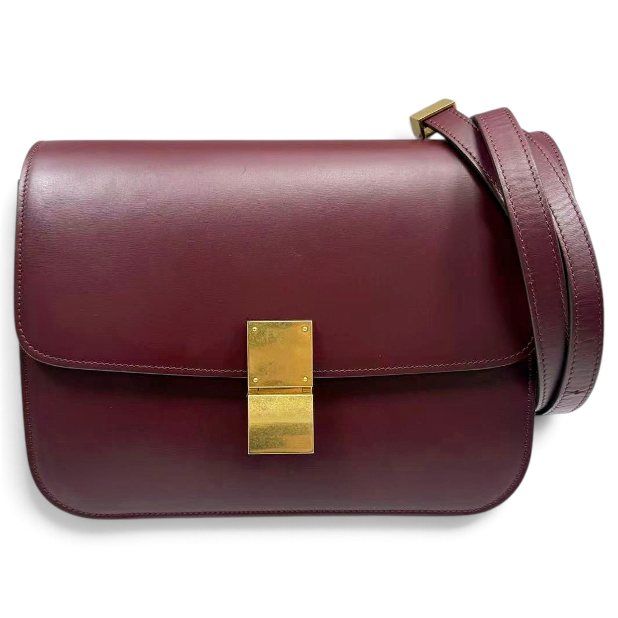 Classic leather crossbody bag