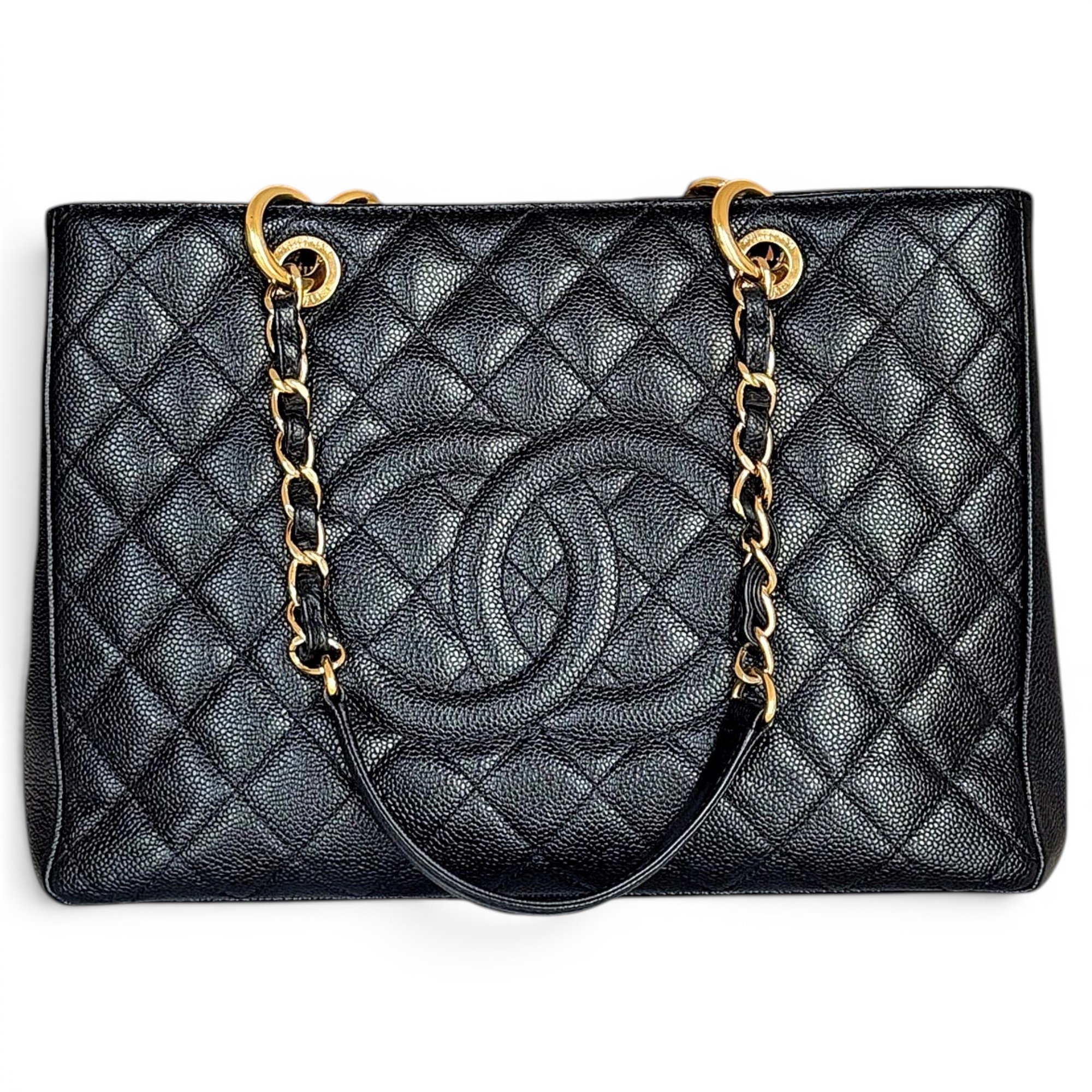 Grand shopping leather tote