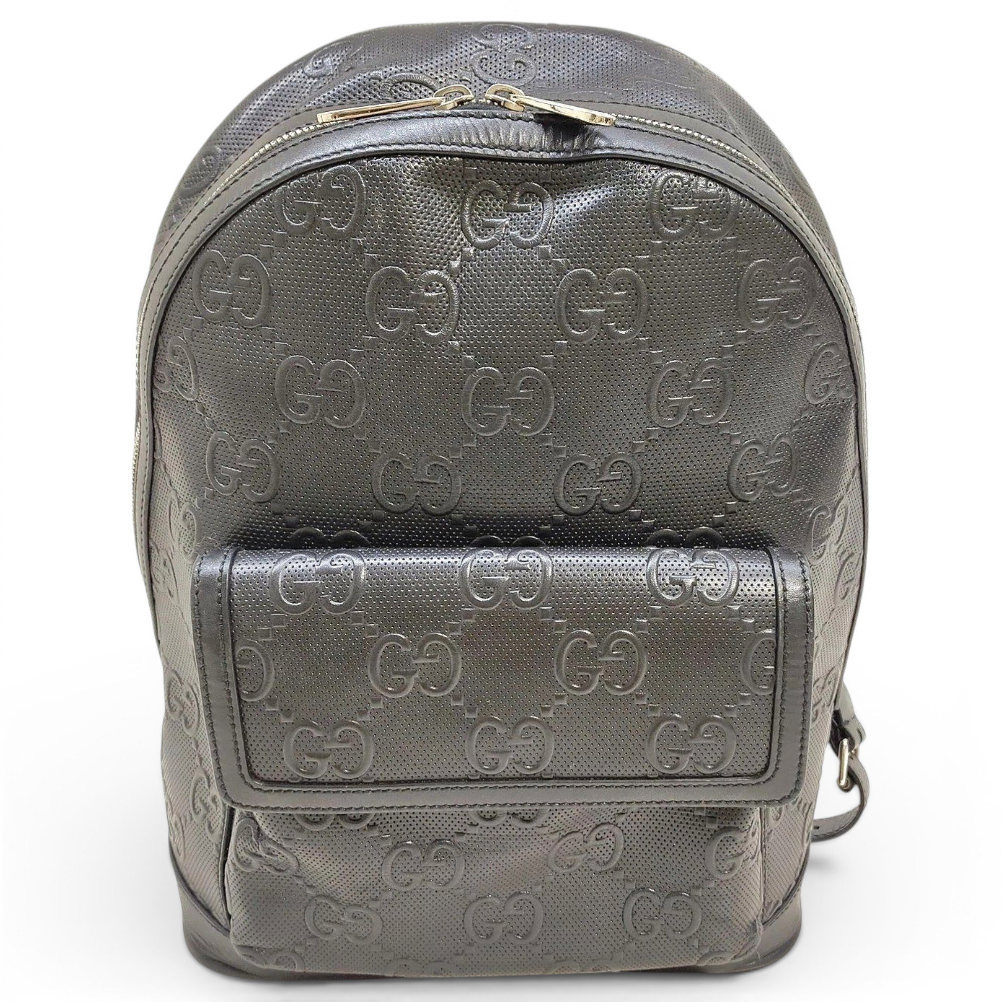 Leather backpack