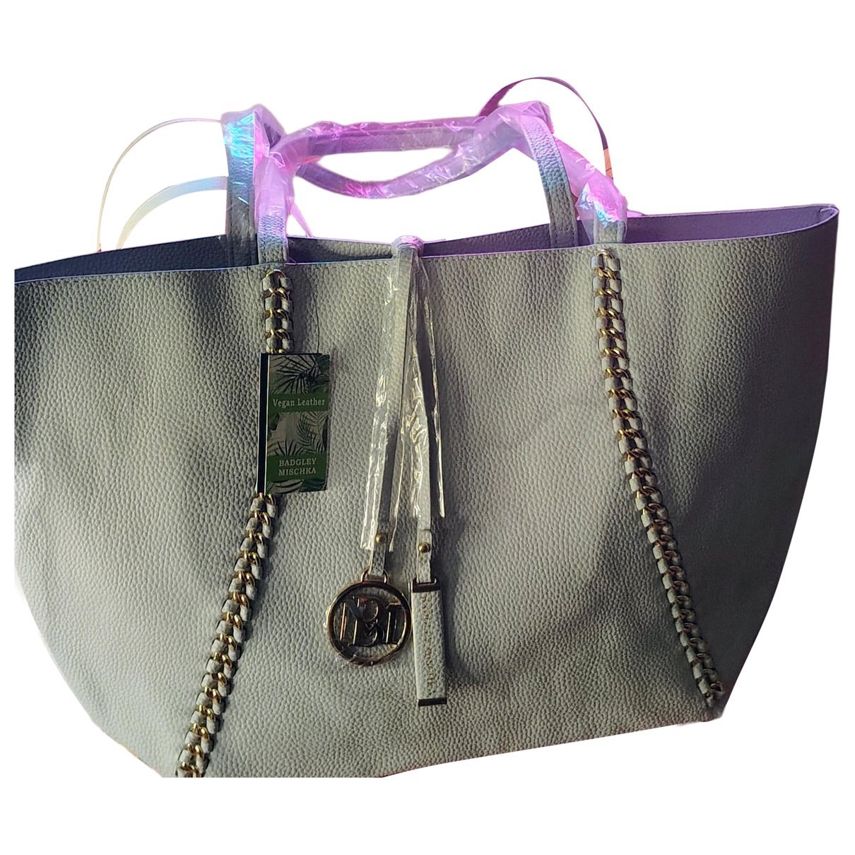 Leather tote