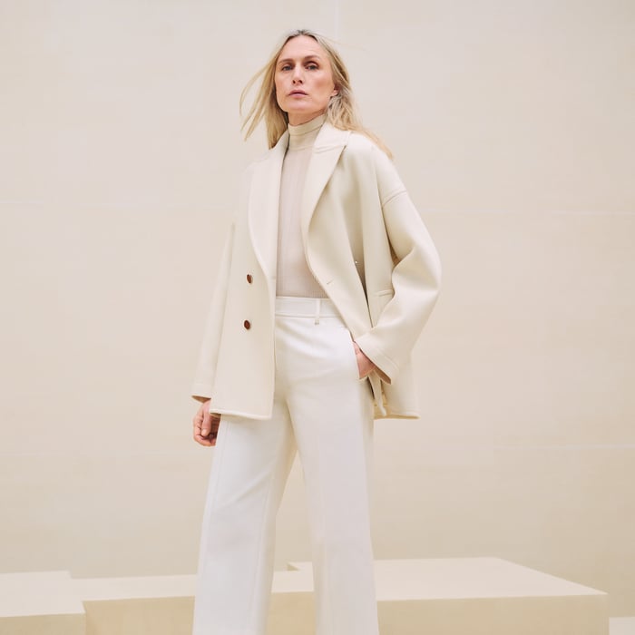 Blanc Naturel Pea Coat