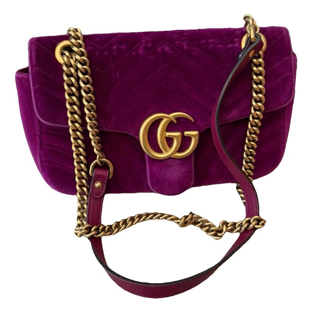 Marmont velvet crossbody bag
