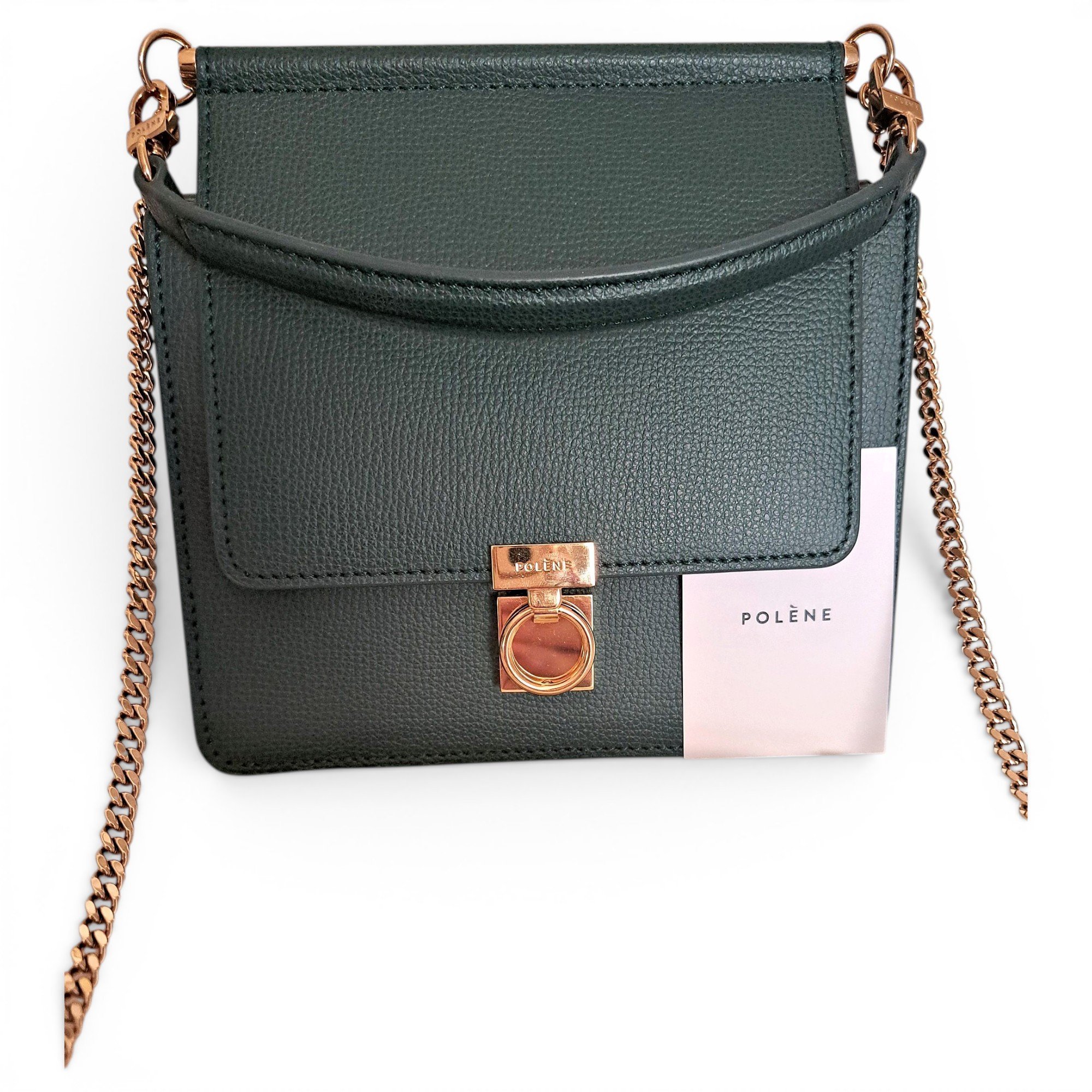 Numéro Sept leather clutch bag