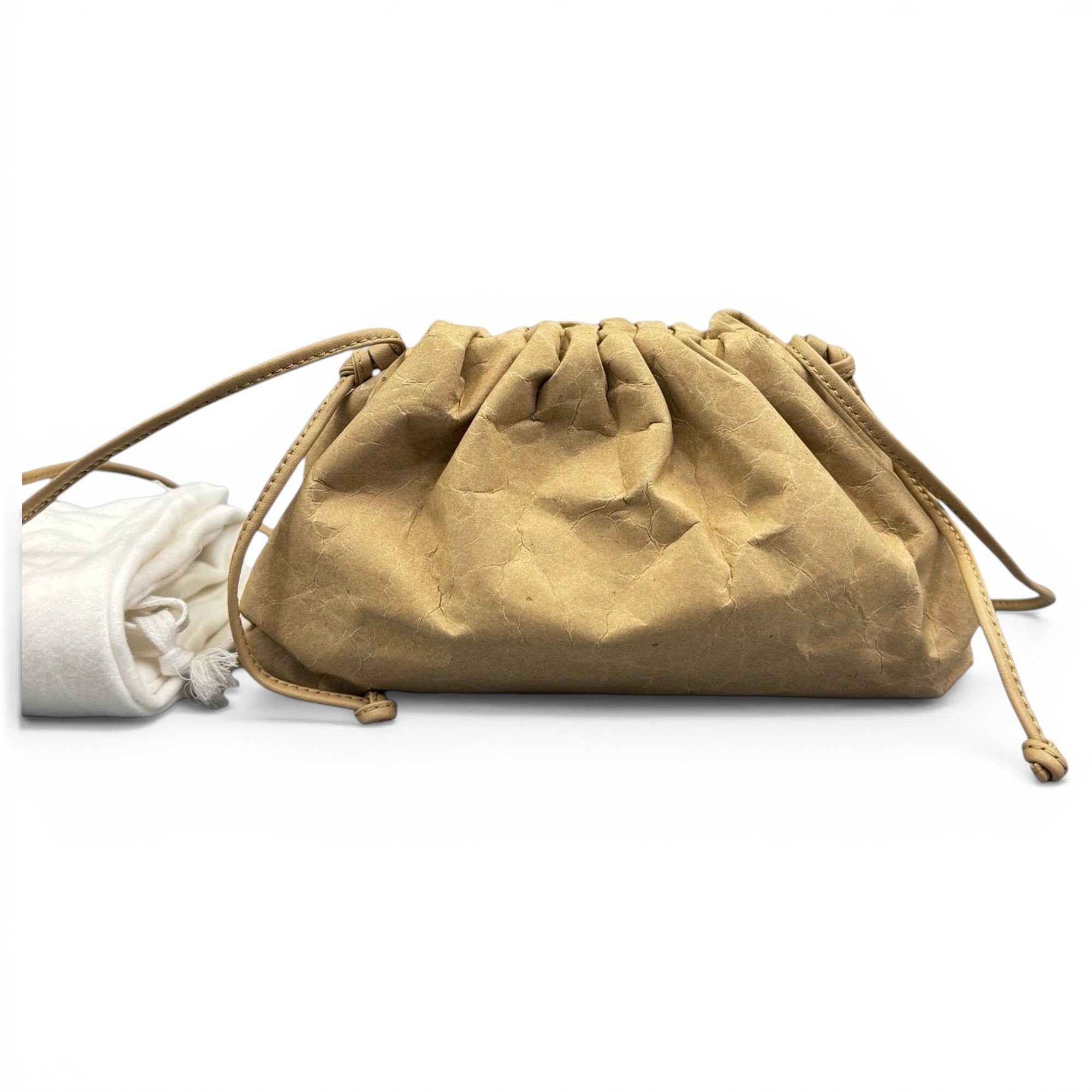 Pouch leather handbag
