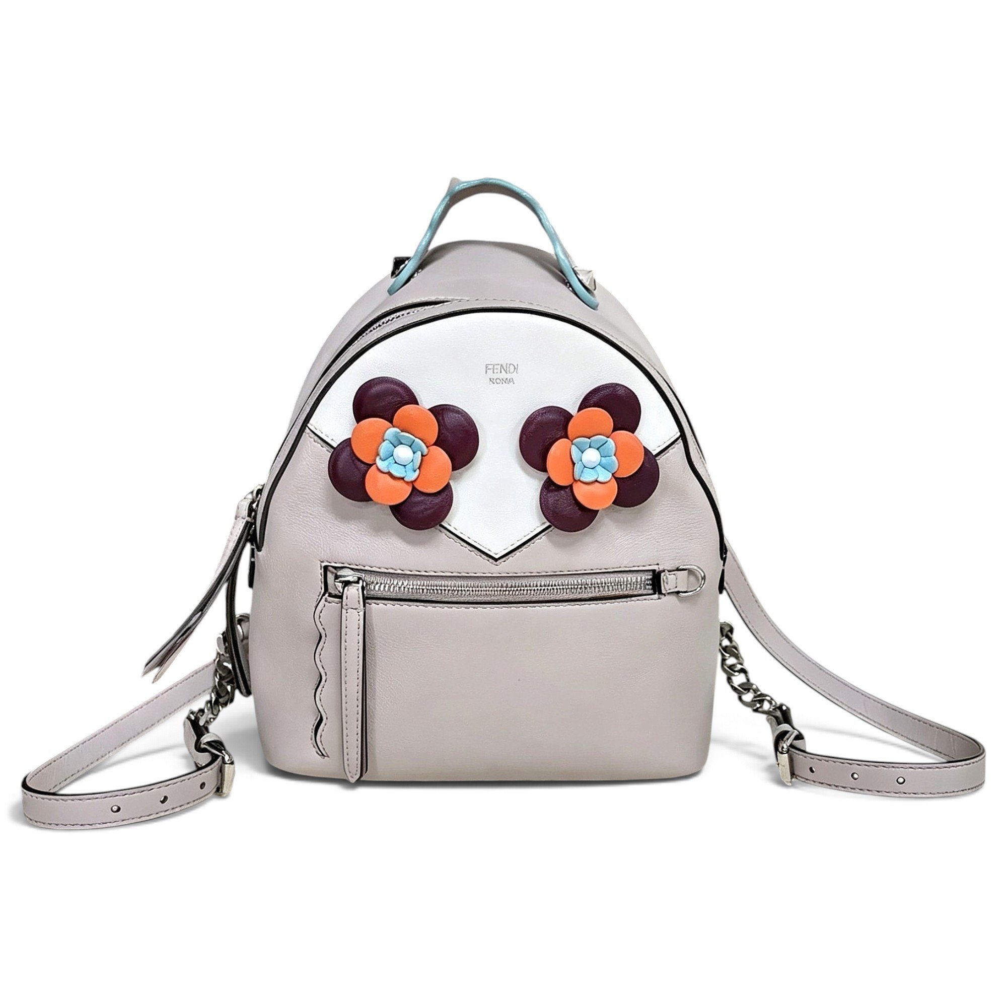Leather backpack