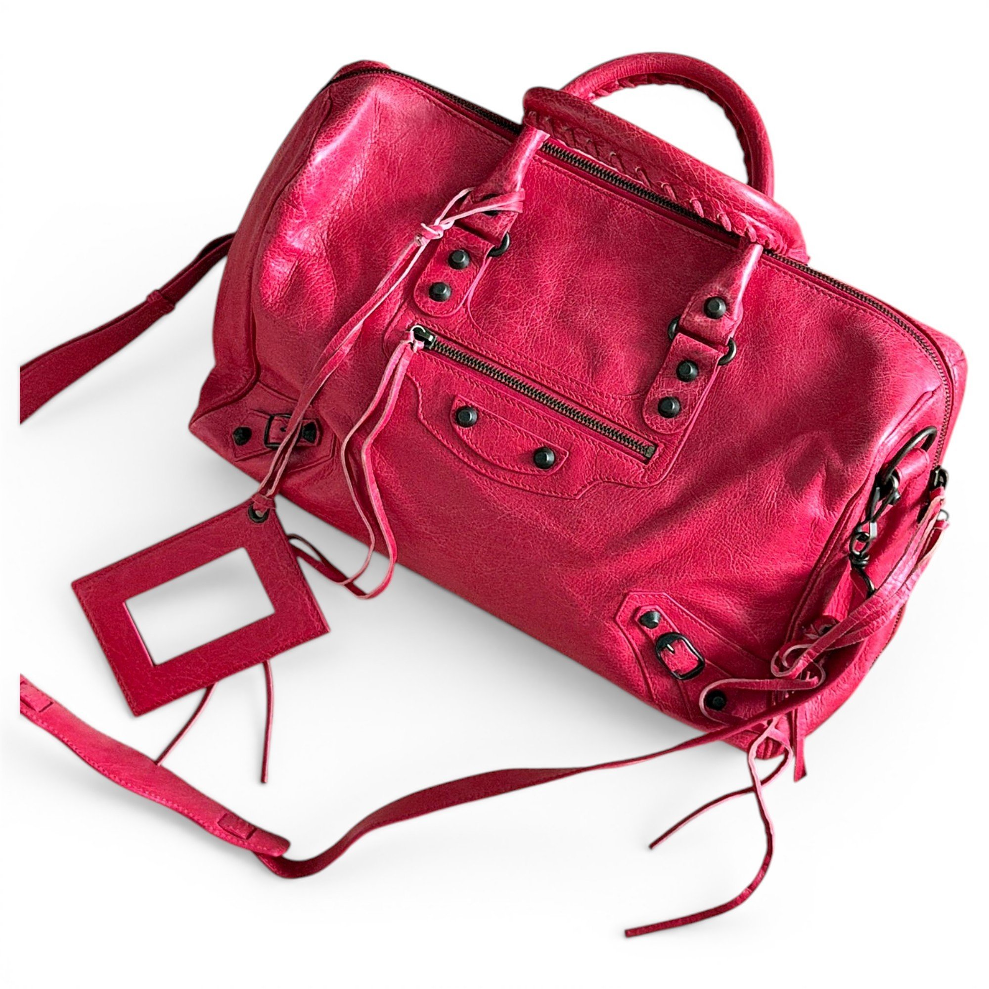 Leather handbag