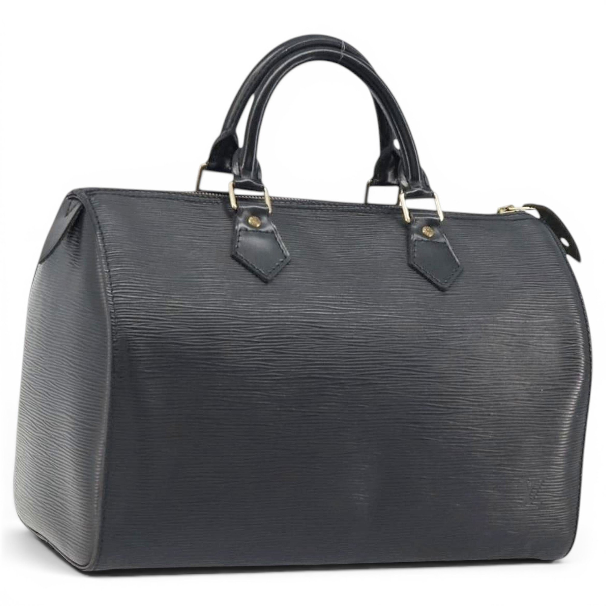 Speedy leather bowling bag