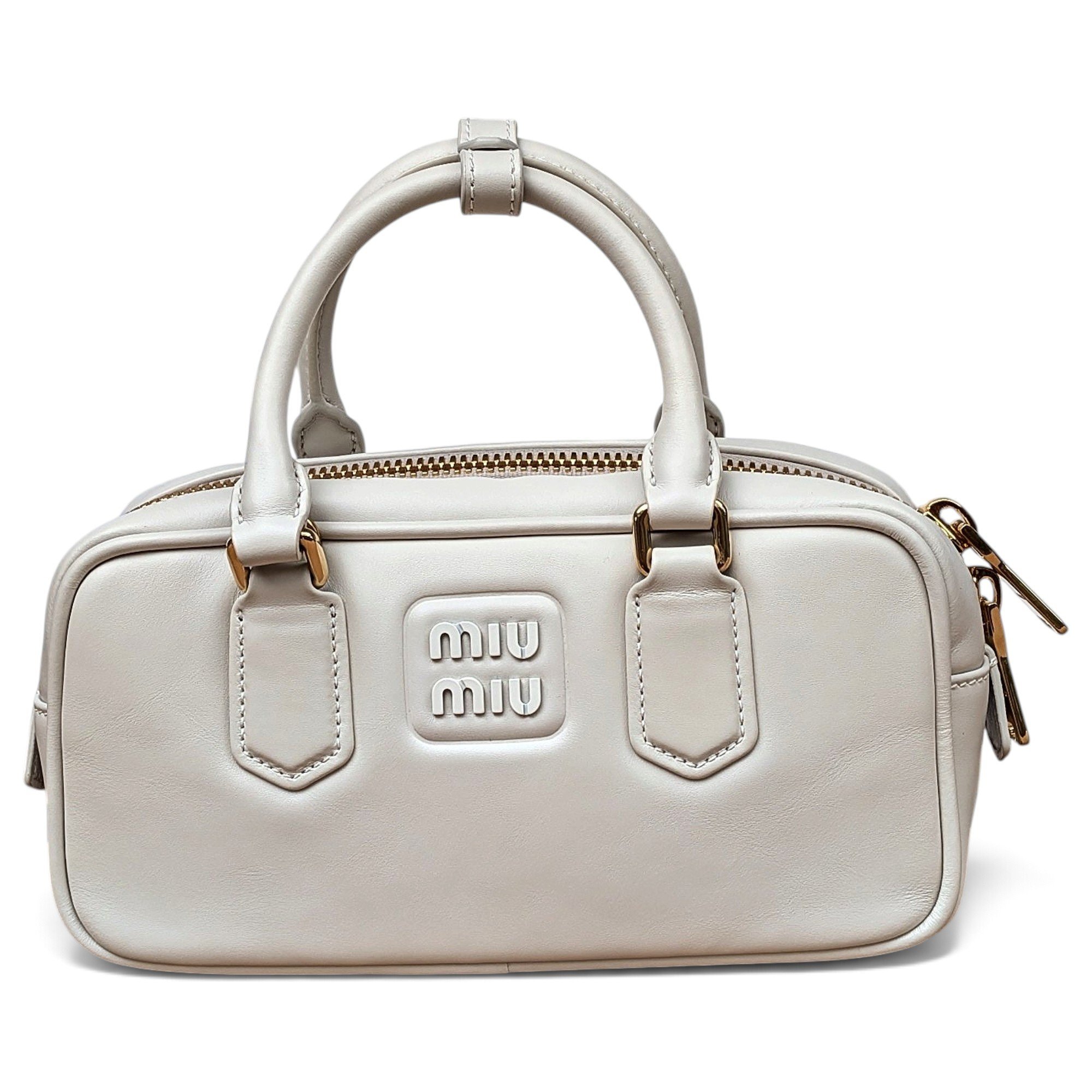 Pocket leather bowling bag