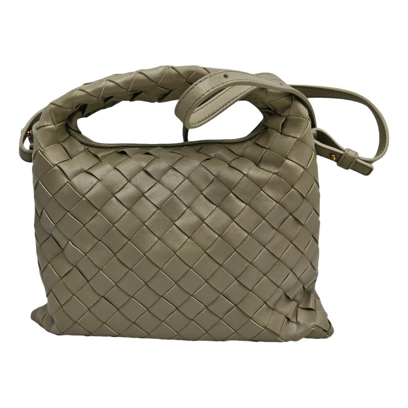 Loop leather handbag